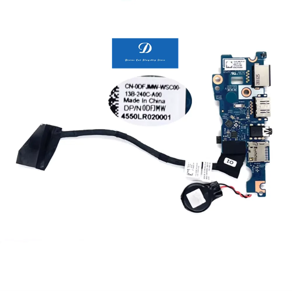 FOR Dell Inspiron 5501 5502 5505 USB Audio Board with Cable 0DFJMW
FOR Dell Inspiron 5501 5502 5505 USB Audio Board with Cable 0DFJMW