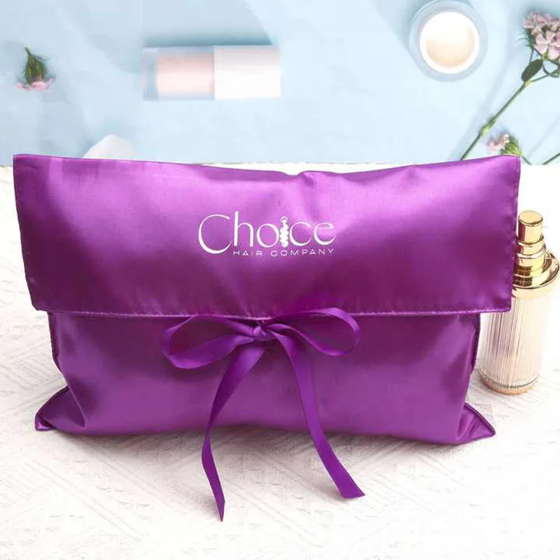 High Quality Satin Silk Hair Envelope Cloth Packing Pouch With Ribbon Custom Logo Printed Dust Bag for Wigs
High Quality Satin Silk Hair Envelope Cloth Packing Pouch With Ribbon Custom Logo Printed Dust Bag for Wigs
