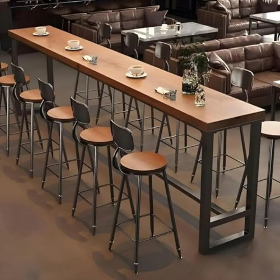 Farmhouse Modern Soid Wood Bar Tabe - Industria Dining Room Bar Tabe, Rectangle Counter Height Dining Table Long Table for Kitc
Farmhouse Modern Soid Wood Bar Tabe - Industria Dining Room Bar Tabe, Rectangle Counter Height Dining Table Long Table for Kitc