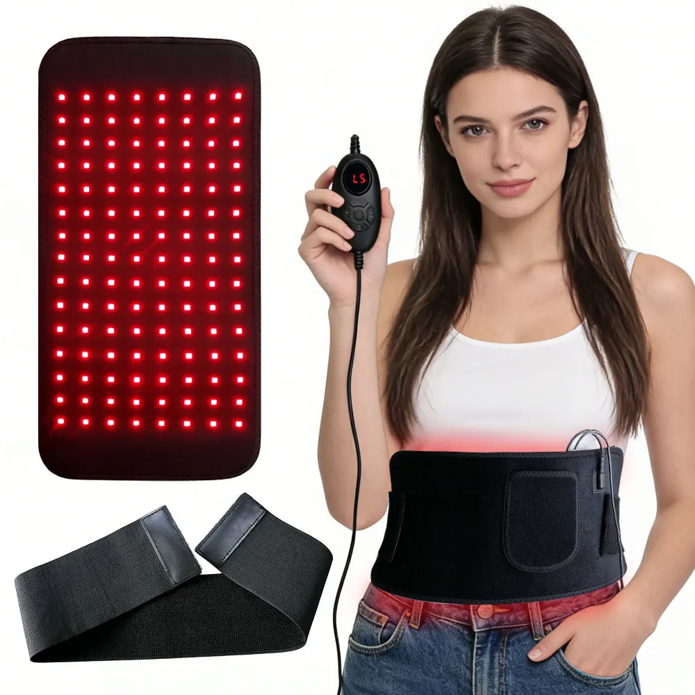 660nm&850nm Red Light Infrared Waist Belt with Controller Body Pain Relief Heated Pad Relieving Fatigue Pain Weight Loss Aid
660nm&850nm Red Light Infrared Waist Belt with Controller Body Pain Relief Heated Pad Relieving Fatigue Pain Weight Loss Aid