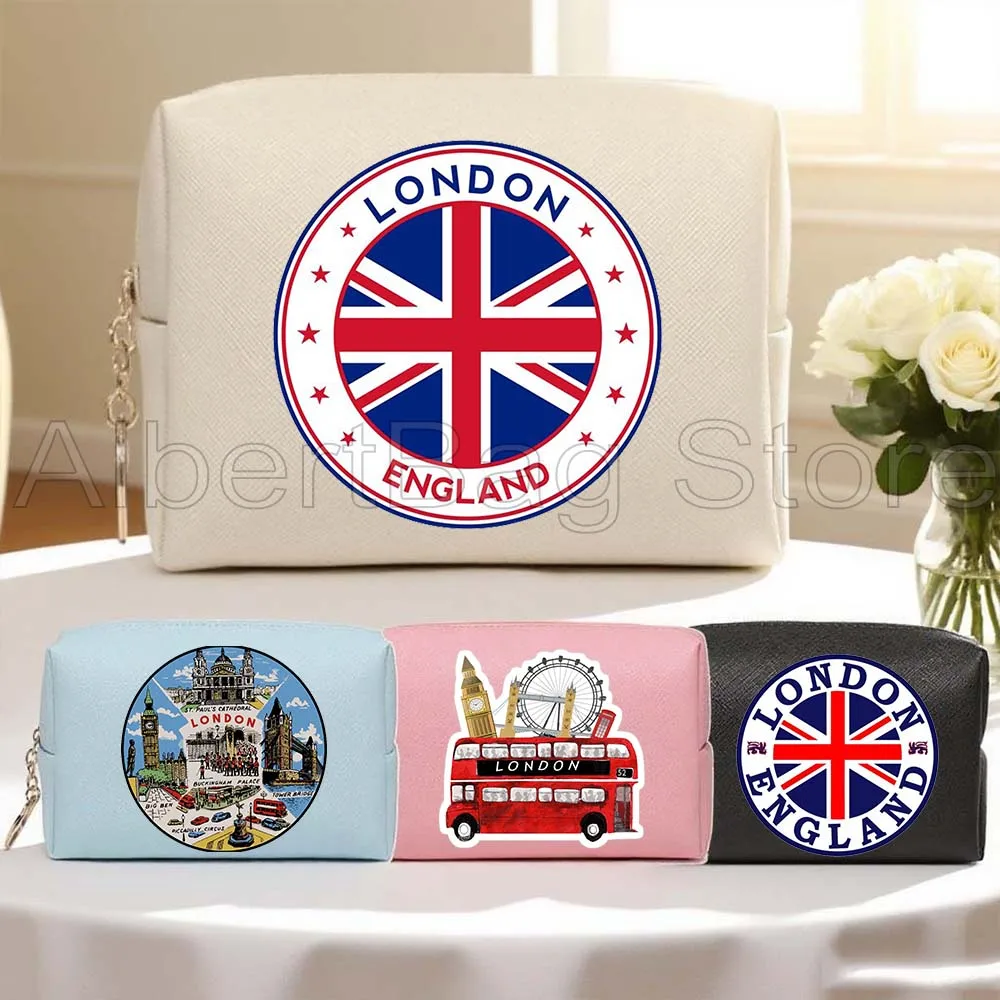 London Bus Big Ben England Flag Tower Bridge Union Jack Gift PU Travel Cosmetic Bag Makeup Case Waterproof Organizer Storage Bag
London Bus Big Ben England Flag Tower Bridge Union Jack Gift PU Travel Cosmetic Bag Makeup Case Waterproof Organizer Storage Bag