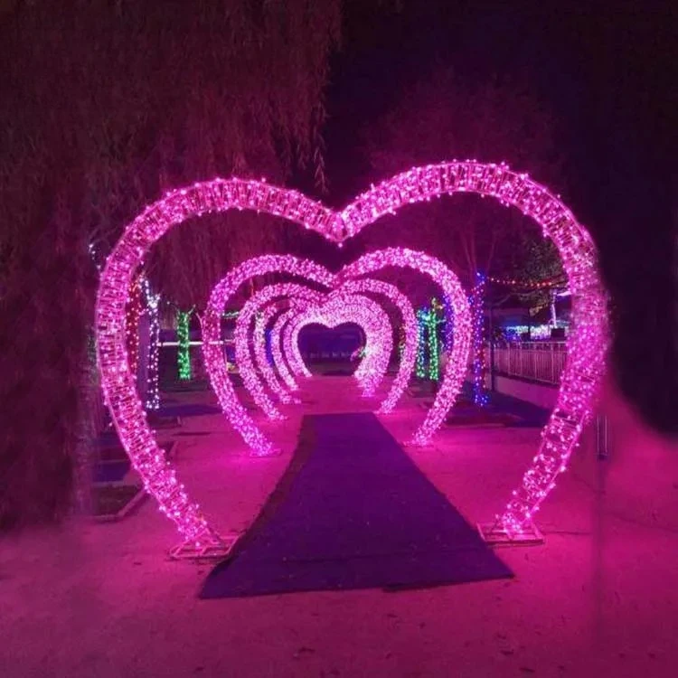 Large 3D Illuminated LED Heart-Shaped 'Love' Motif for Outdoor Home Decor Giant Rope Arch Street Christmas Festival Decoration
Large 3D Illuminated LED Heart-Shaped 'Love' Motif for Outdoor Home Decor Giant Rope Arch Street Christmas Festival Decoration