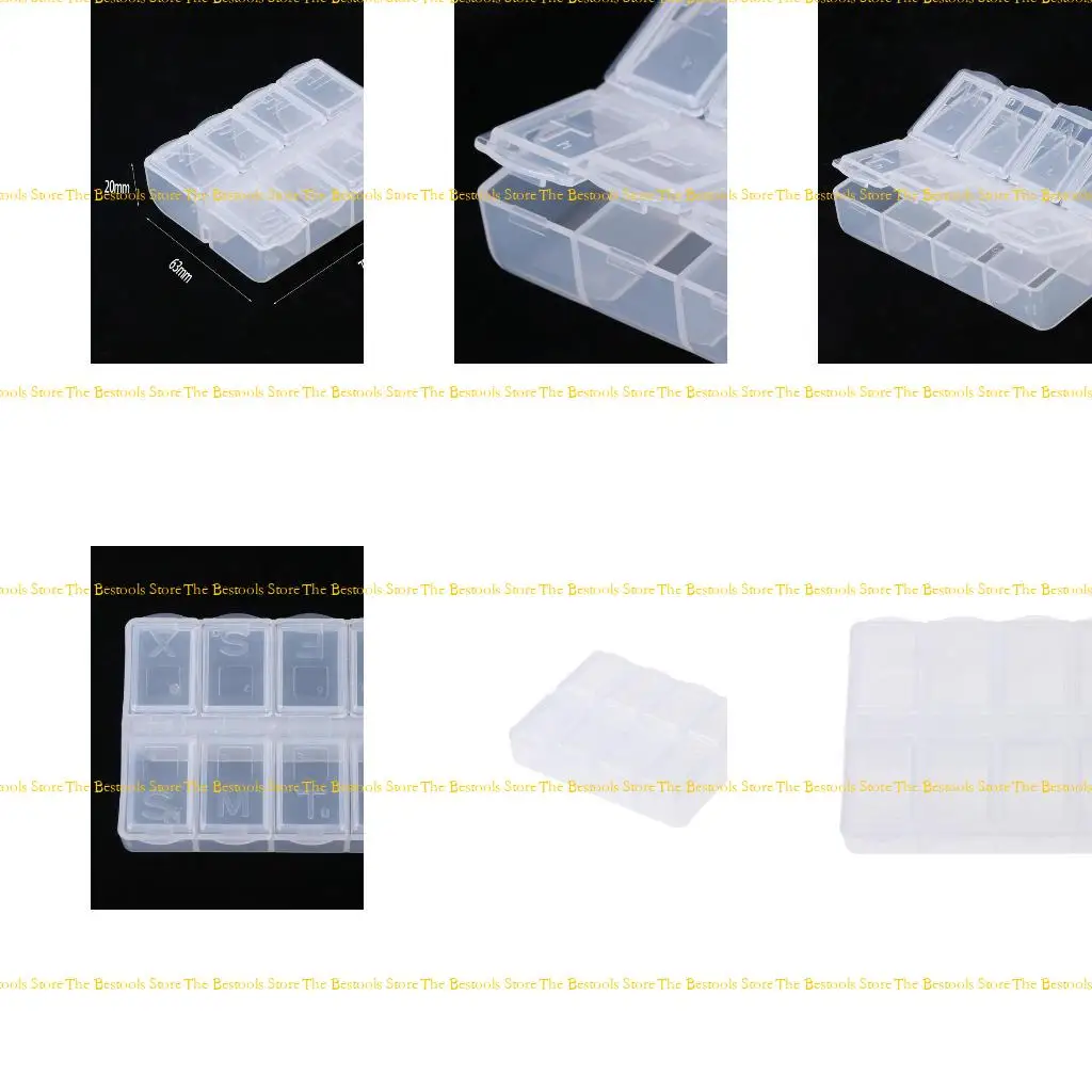 12pf 8 Grids Plastic Lose Box для домашнего организатора ювелирных украшений для коробок для таблеток
12pf 8 Grids Plastic Lose Box для домашнего организатора ювелирных украшений для коробок для таблеток