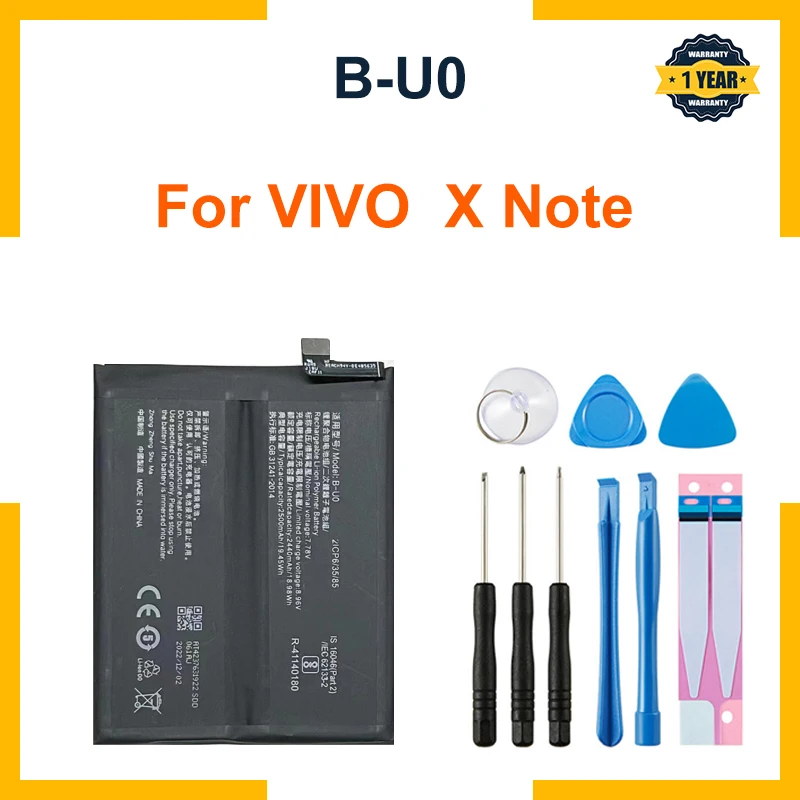 Аккумулятор B-U0 для VIVO X Note, запасная часть, аккумулятор большой емкости для телефона
Аккумулятор B-U0 для VIVO X Note, запасная часть, аккумулятор большой емкости для телефона