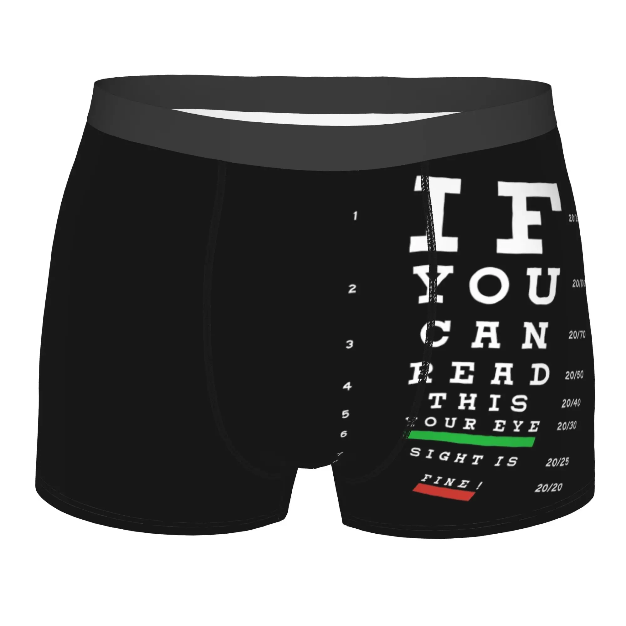 Custom Optician Eye Test Exam Boxers Shorts Men Myopia Chart Briefs Underwear Novelty Underpants
Custom Optician Eye Test Exam Boxers Shorts Men Myopia Chart Briefs Underwear Novelty Underpants