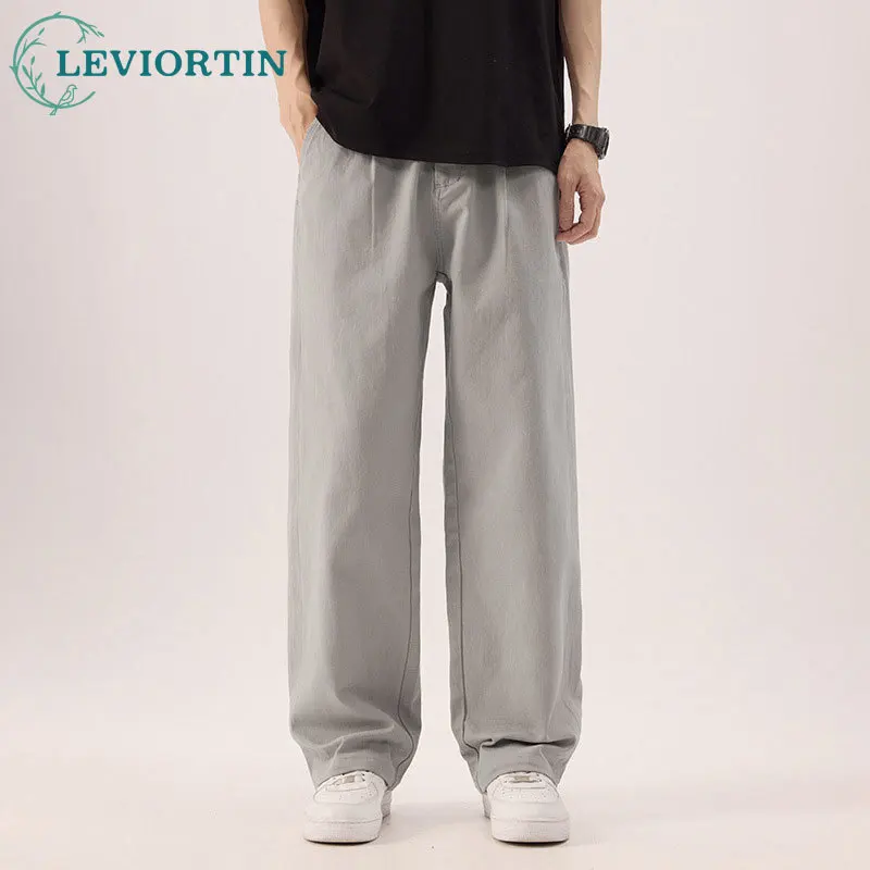 2025 Men's Summer New American Fashion Trendy Brand Diagonal Straight Tube Versatile Youth Look High Wide Leg Casual Pants
2025 Men's Summer New American Fashion Trendy Brand Diagonal Straight Tube Versatile Youth Look High Wide Leg Casual Pants