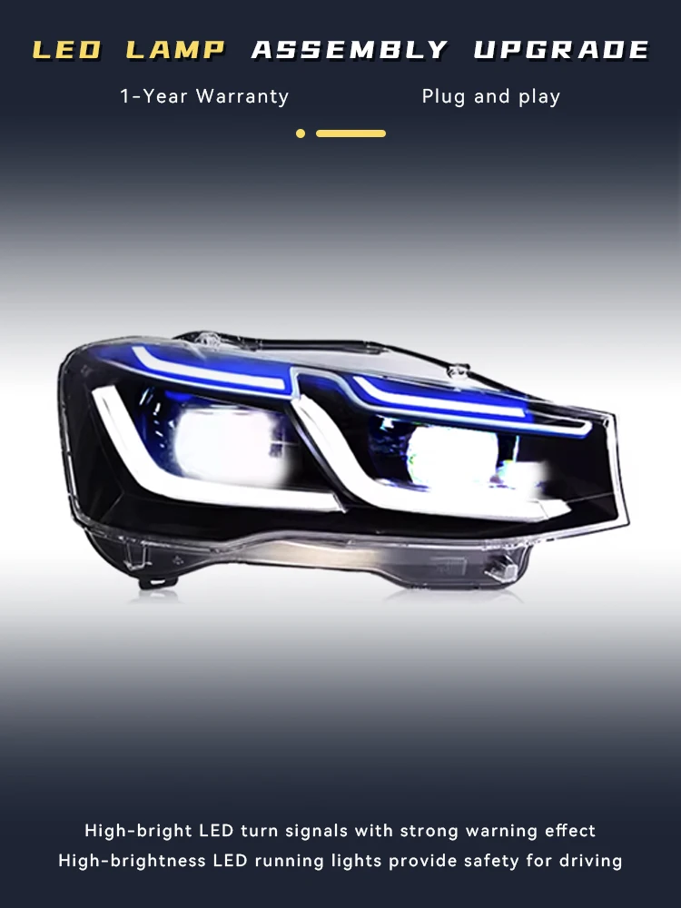 Автомобильные фары для BMW F25 Светодиодные фары 2010-2017 F26 Передняя лампа DRL Сигнальная фара X3 X4 Инструменты для указателей поворота Аксессуары
Автомобильные фары для BMW F25 Светодиодные фары 2010-2017 F26 Передняя лампа DRL Сигнальная фара X3 X4 Инструменты для указателей поворота Аксессуары