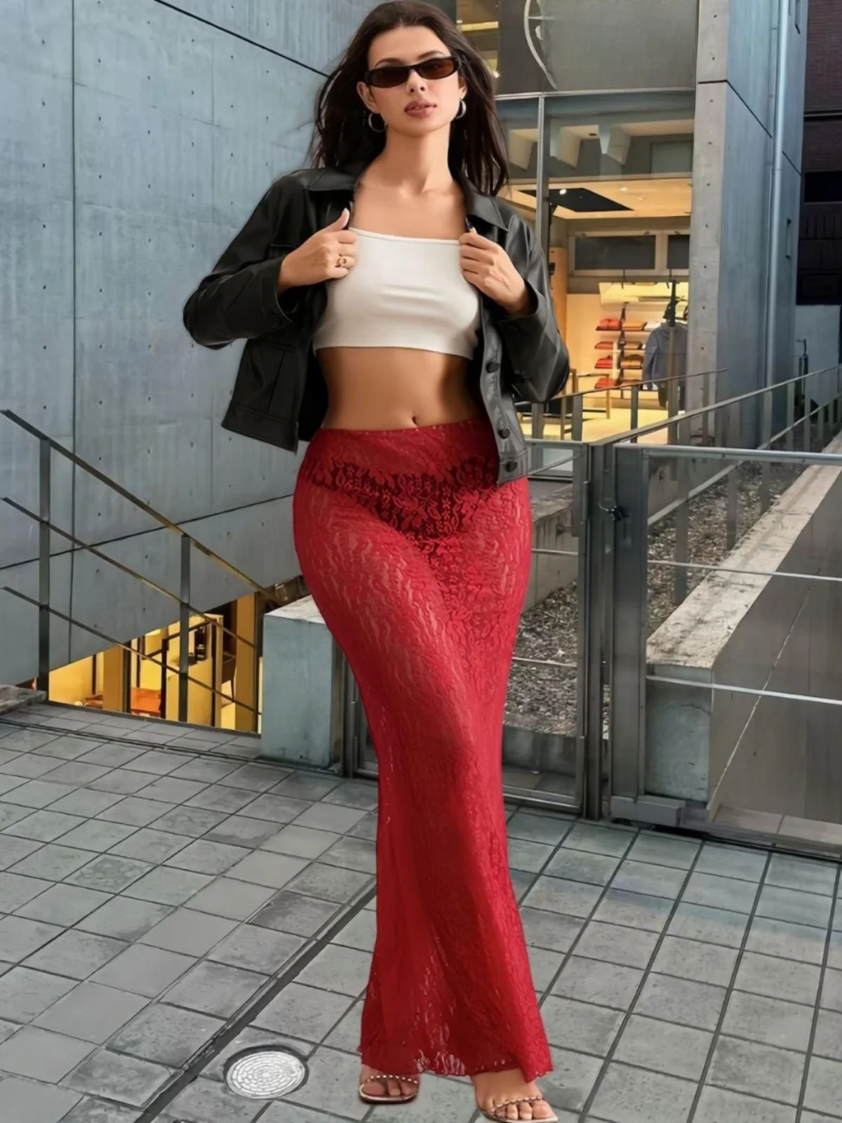 Сексуальная кружевная женская длинная юбка с высокой талией, облегающая, однотонная, весна 2025, модный тренд, незаменимая вещь для женского гардероба
Сексуальная кружевная женская длинная юбка с высокой талией, облегающая, однотонная, весна 2025, модный тренд, незаменимая вещь для женского гардероба