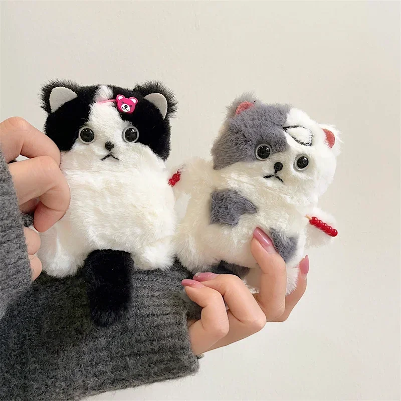 Bluetooth Headphone Cover Korean Kawaii Plush Cat Earphone Case For Pro 4 3 1 Cover Cartoon Fur Fluffy Headphone Charging Case
Bluetooth Headphone Cover Korean Kawaii Plush Cat Earphone Case For Pro 4 3 1 Cover Cartoon Fur Fluffy Headphone Charging Case