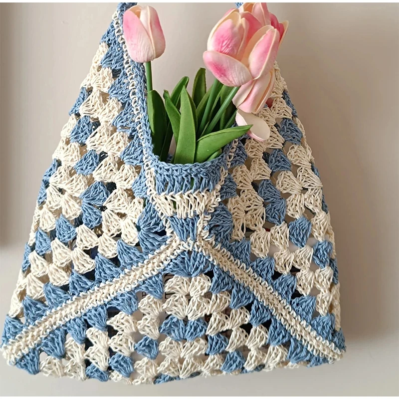 Artistic Hollow Woven Bag New Summer Hemp Rope Handmade Rope Shoulder Bag Fashion Holiday Beach Bag Underarm Versatile Handbag
Artistic Hollow Woven Bag New Summer Hemp Rope Handmade Rope Shoulder Bag Fashion Holiday Beach Bag Underarm Versatile Handbag