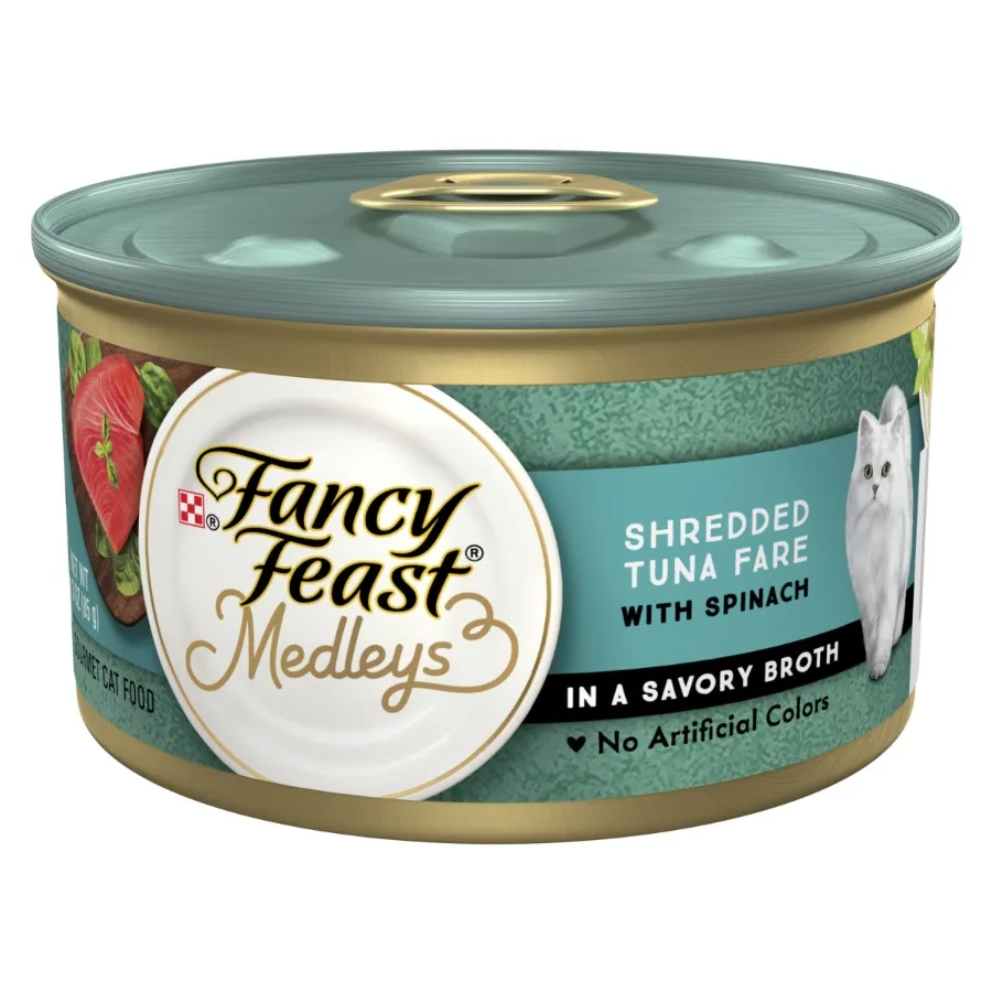 Purina Medleys Kitten Food, Wet Cat Food, Shredded Tuna and Spinach, 3 oz Cans 24 Pack
Purina Medleys Kitten Food, Wet Cat Food, Shredded Tuna and Spinach, 3 oz Cans 24 Pack