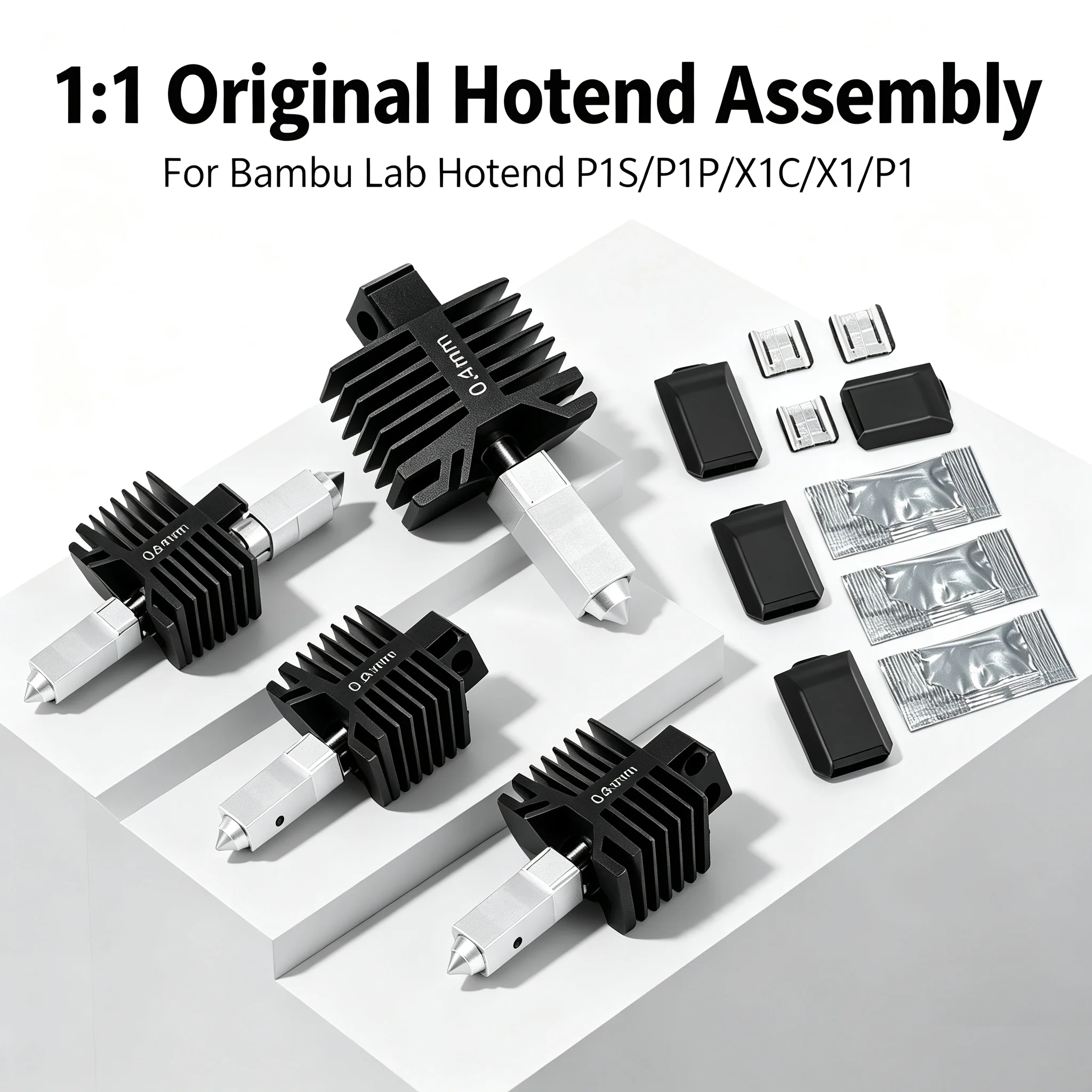 For Bambu Lab Hotend P1S/P1P/X1C/X1 Carbon 1:1 With Original Hotend Hardened Steel Integrated Hot End P1S Nozzle For Bambulab P1
For Bambu Lab Hotend P1S/P1P/X1C/X1 Carbon 1:1 With Original Hotend Hardened Steel Integrated Hot End P1S Nozzle For Bambulab P1