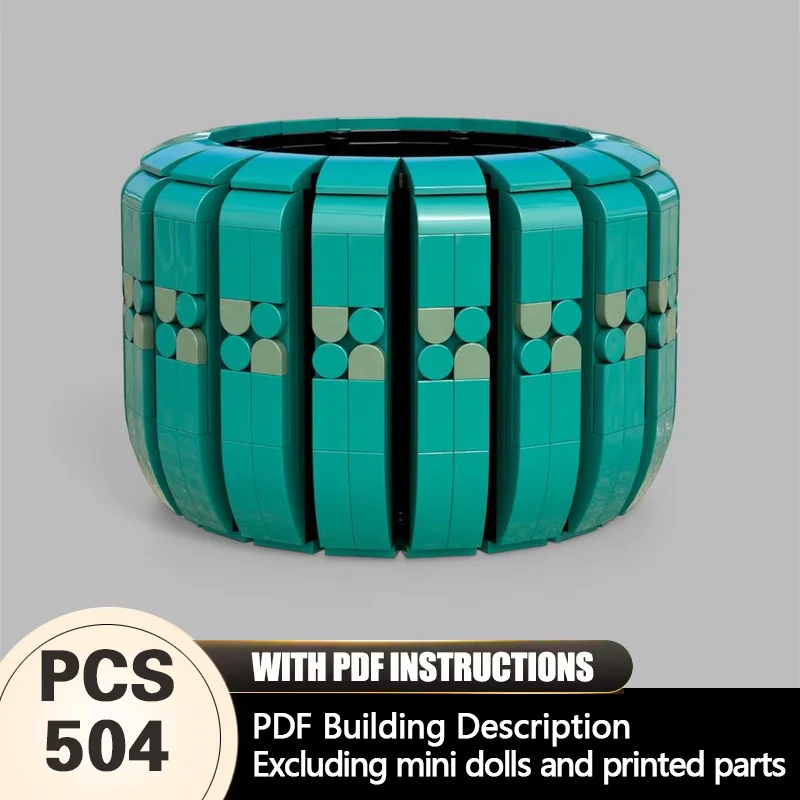 Creators Animal Series Model MOC Building Bricks Turquoise Flower Pot Set Modular Technology Gifts Holiday Assemble Children Toy
Creators Animal Series Model MOC Building Bricks Turquoise Flower Pot Set Modular Technology Gifts Holiday Assemble Children Toy