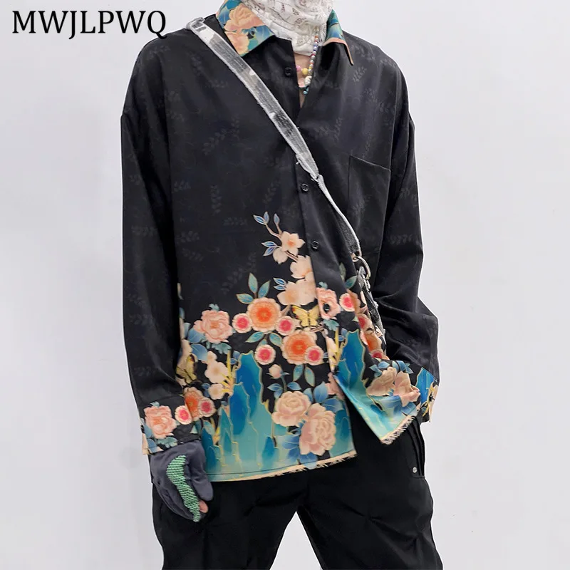 MWJLPWQ Lapel Flower Printed Design Shirt Male High Street Long Sleeve Hiphop 2025 New Loose Casual For Men Tops Autumn 11426
MWJLPWQ Lapel Flower Printed Design Shirt Male High Street Long Sleeve Hiphop 2025 New Loose Casual For Men Tops Autumn 11426