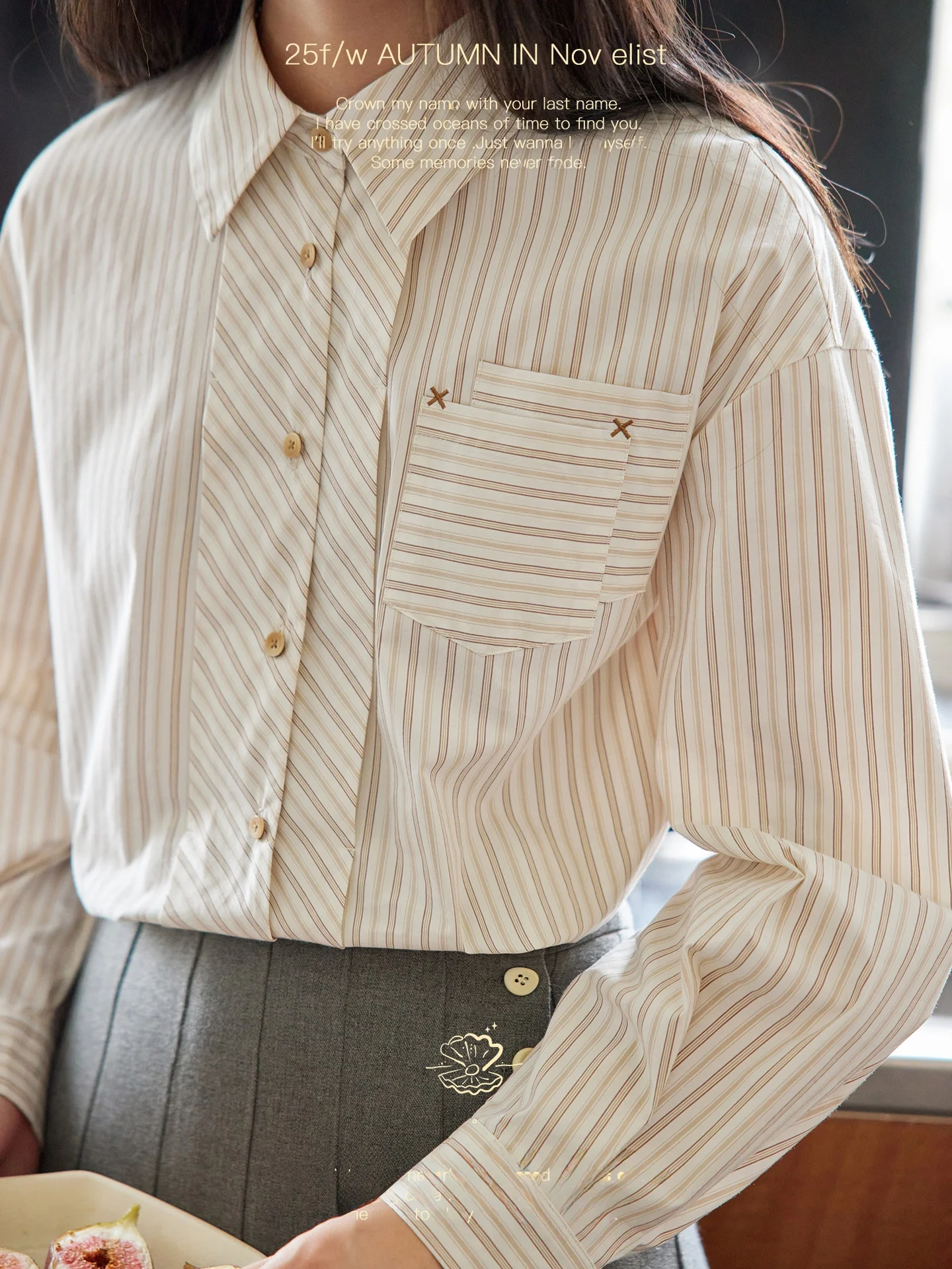 Nov Et French Sle Long Sve irt Women's ket Embroidery Slip-On Coat Breathable Cotton Loose Fit oulder irt
Nov Et French Sle Long Sve irt Women's ket Embroidery Slip-On Coat Breathable Cotton Loose Fit oulder irt