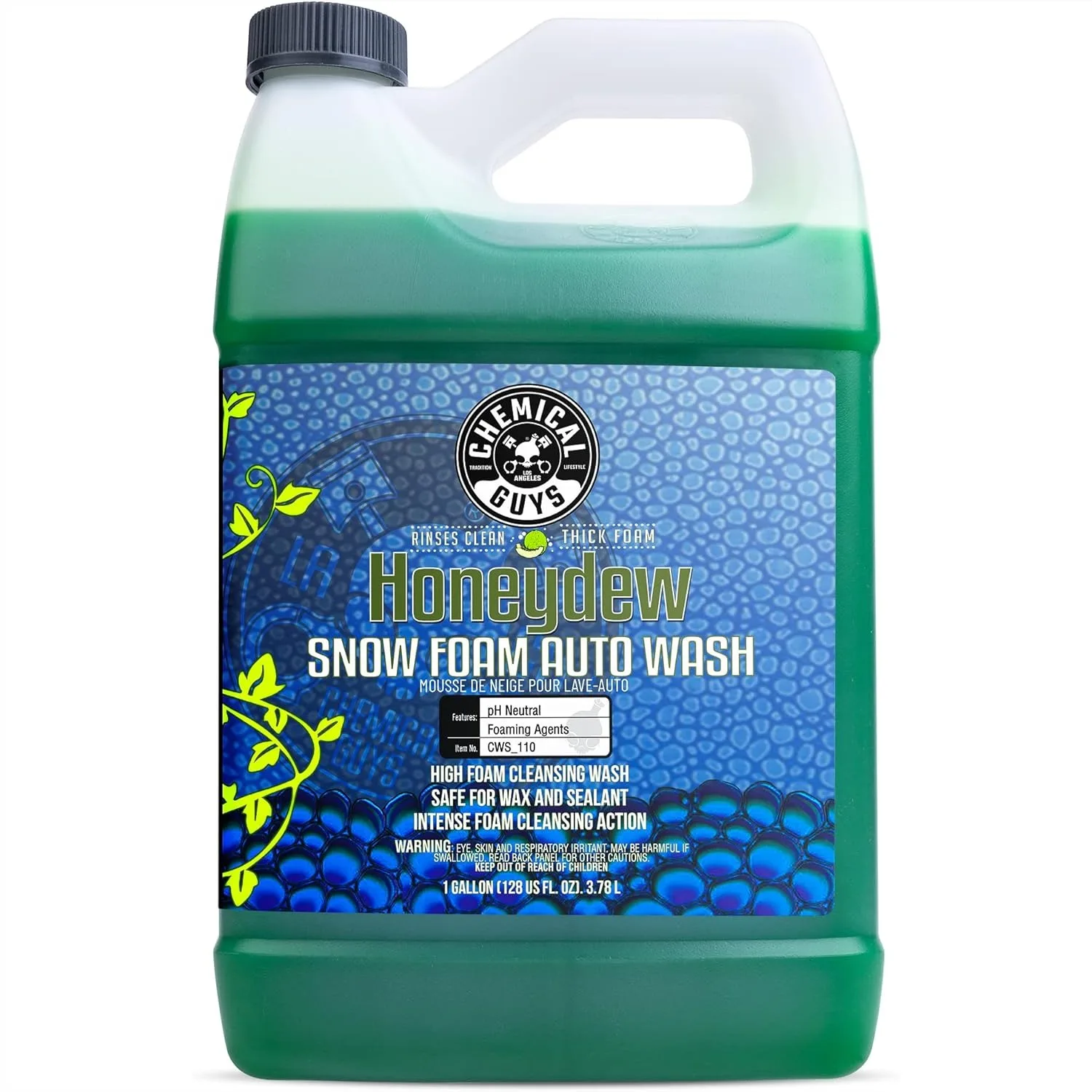 Honeydew Snow Foam Car Wash Soap for Foam Cannon or Bucket, Super Suds, pH-Balanced, 128 oz
Honeydew Snow Foam Car Wash Soap for Foam Cannon or Bucket, Super Suds, pH-Balanced, 128 oz