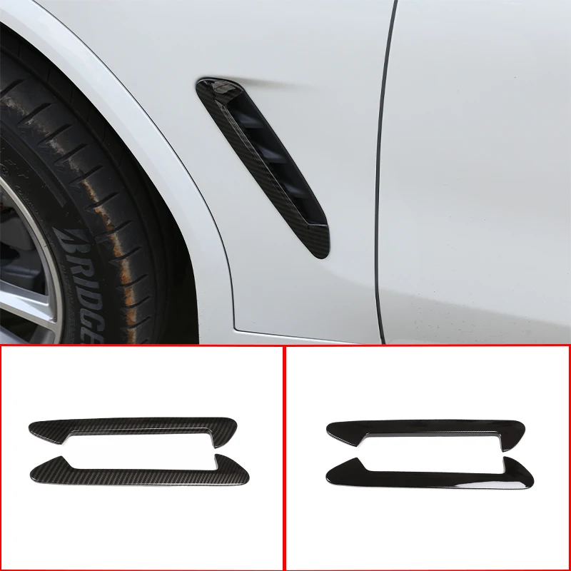 For BMW X3 G01 X4 G02 2018-2021 Car Styling Piano Black Fender Side Air Vent Outlet Cover Trim Decorative Sticker Accessories
For BMW X3 G01 X4 G02 2018-2021 Car Styling Piano Black Fender Side Air Vent Outlet Cover Trim Decorative Sticker Accessories