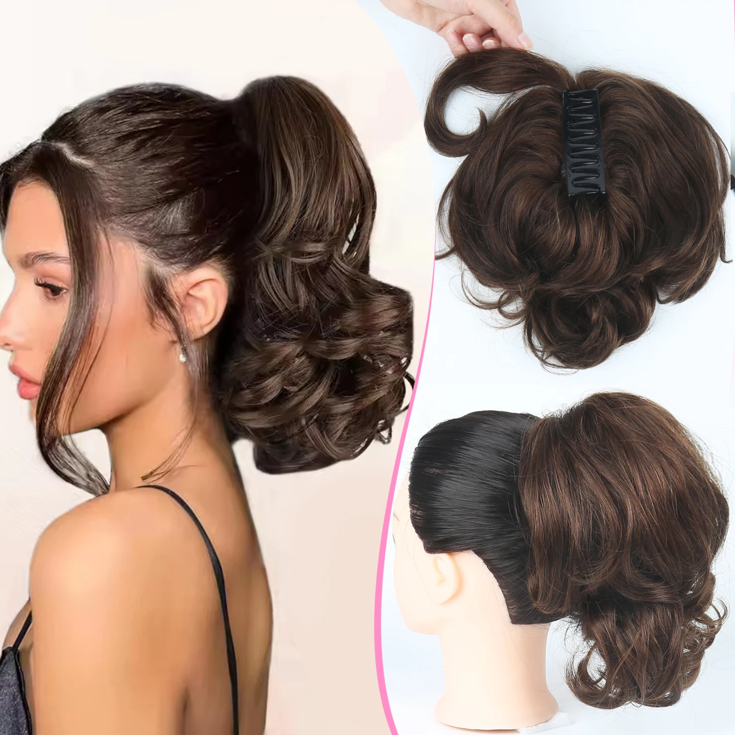 Накладной хвост из натуральных волос, 12 дюймов, короткий, коричневый, на заколке-крабе, для создания небрежного пучка, для женщин
Накладной хвост из натуральных волос, 12 дюймов, короткий, коричневый, на заколке-крабе, для создания небрежного пучка, для женщин