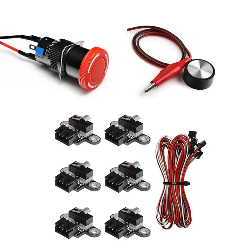 Essential Accessories Kit For CNC Machine 3018Prove,Emergency Stop,Z-Axis Tool Setting Touch Probe, Micro-Switches
Essential Accessories Kit For CNC Machine 3018Prove,Emergency Stop,Z-Axis Tool Setting Touch Probe, Micro-Switches