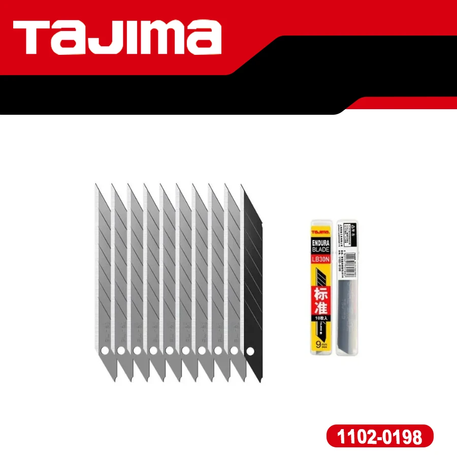 TaJIma LB30N 1102-0198 Replacement Utility Knife Blades 9mm Wide 10pcs Industrial
TaJIma LB30N 1102-0198 Replacement Utility Knife Blades 9mm Wide 10pcs Industrial