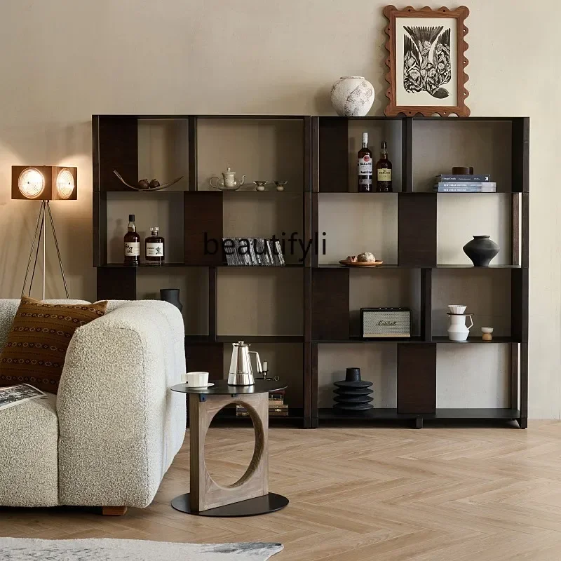 1184Nordic modern minimalist retro oak bookshelf wabi-sabi industrial style four-layer display stand
1184Nordic modern minimalist retro oak bookshelf wabi-sabi industrial style four-layer display stand
