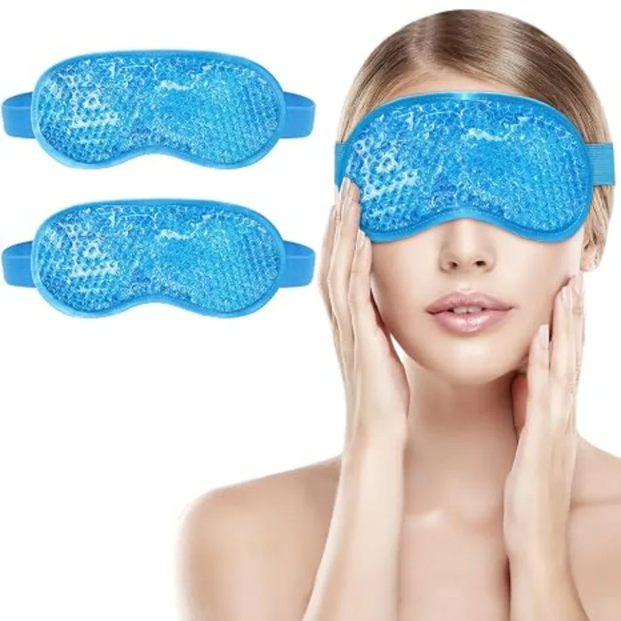 2Pack Cold Cooling Eye Mask, Reusable Hot Colder Therapy Gel Bead with Plush Backing for Puffiness Migraine Stress Relief Skin Care Dry Eyes,2pcs Blue
2Pack Cold Cooling Eye Mask, Reusable Hot Colder Therapy Gel Bead with Plush Backing for Puffiness Migraine Stress Relief Skin Care Dry Eyes,2pcs Blue
