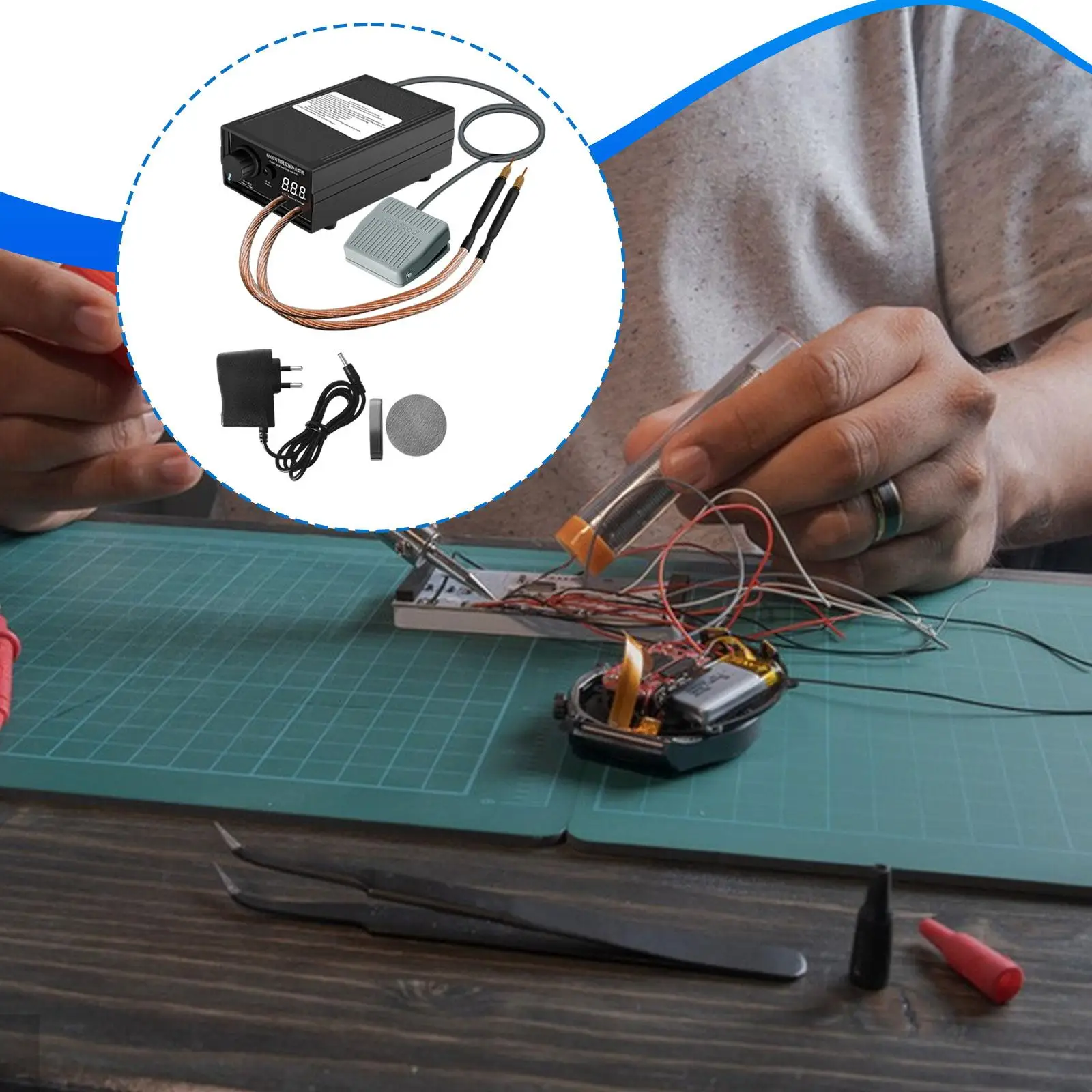 Аппарат для точечной сварки, инструмент для точечной сварки, ручные точные аксессуары, черный, 8000 Вт
Аппарат для точечной сварки, инструмент для точечной сварки, ручные точные аксессуары, черный, 8000 Вт