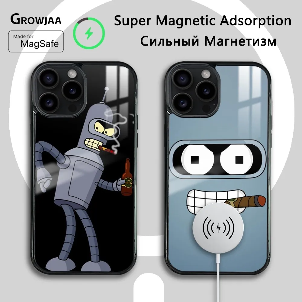 Cartoon Futurama-a B-Bende Phone Case For iPhone 16 15 14 13 12 11 Pro Max Plus Mini Magsafe Mirror Wireless Magnetic Cover
Cartoon Futurama-a B-Bende Phone Case For iPhone 16 15 14 13 12 11 Pro Max Plus Mini Magsafe Mirror Wireless Magnetic Cover