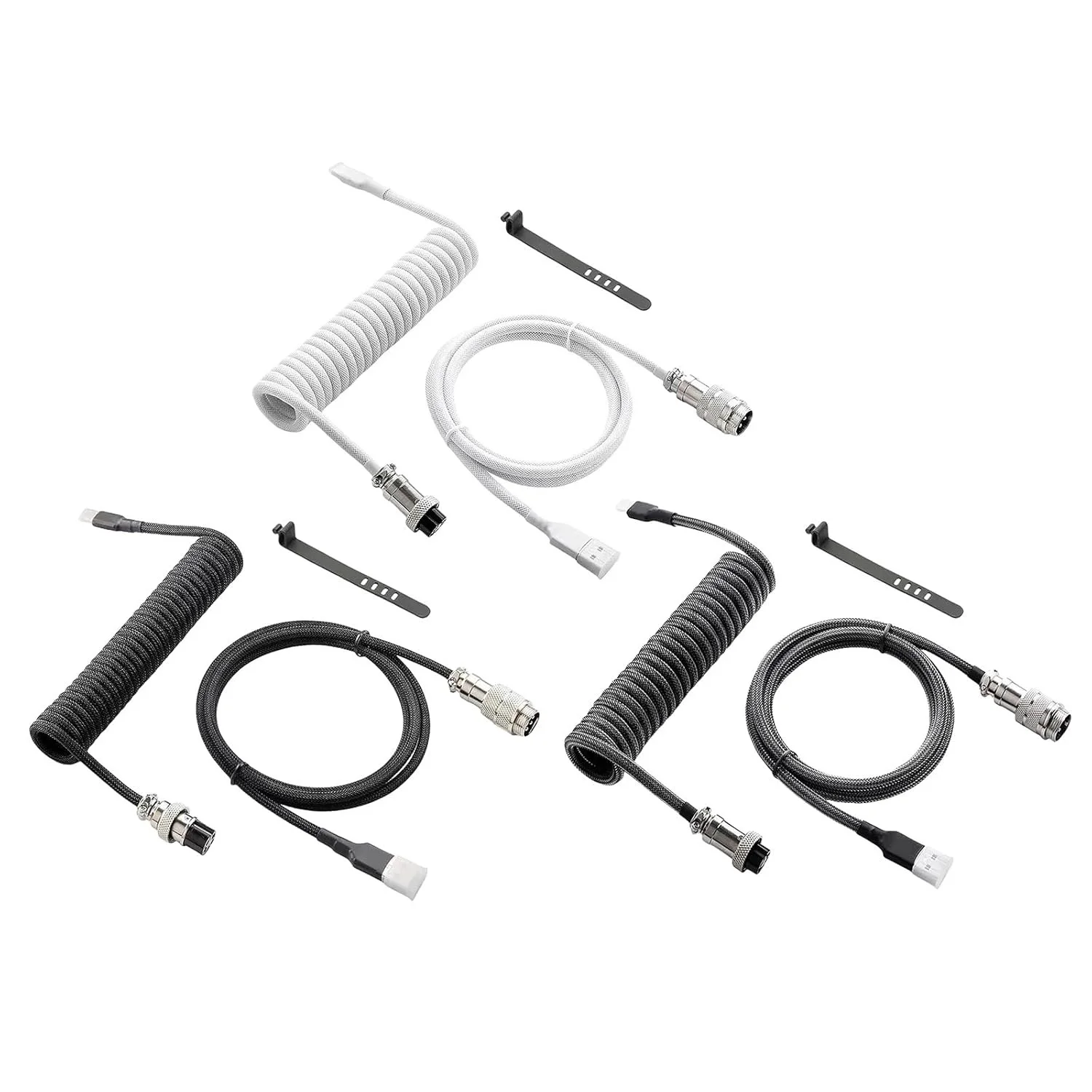 New ATTACK SHARK C01 PRO Coiled USB C Cable for Gaming Keyboard, Custom Braided Double-Sleeved Mechanical Keyboard Charger Cable
New ATTACK SHARK C01 PRO Coiled USB C Cable for Gaming Keyboard, Custom Braided Double-Sleeved Mechanical Keyboard Charger Cable