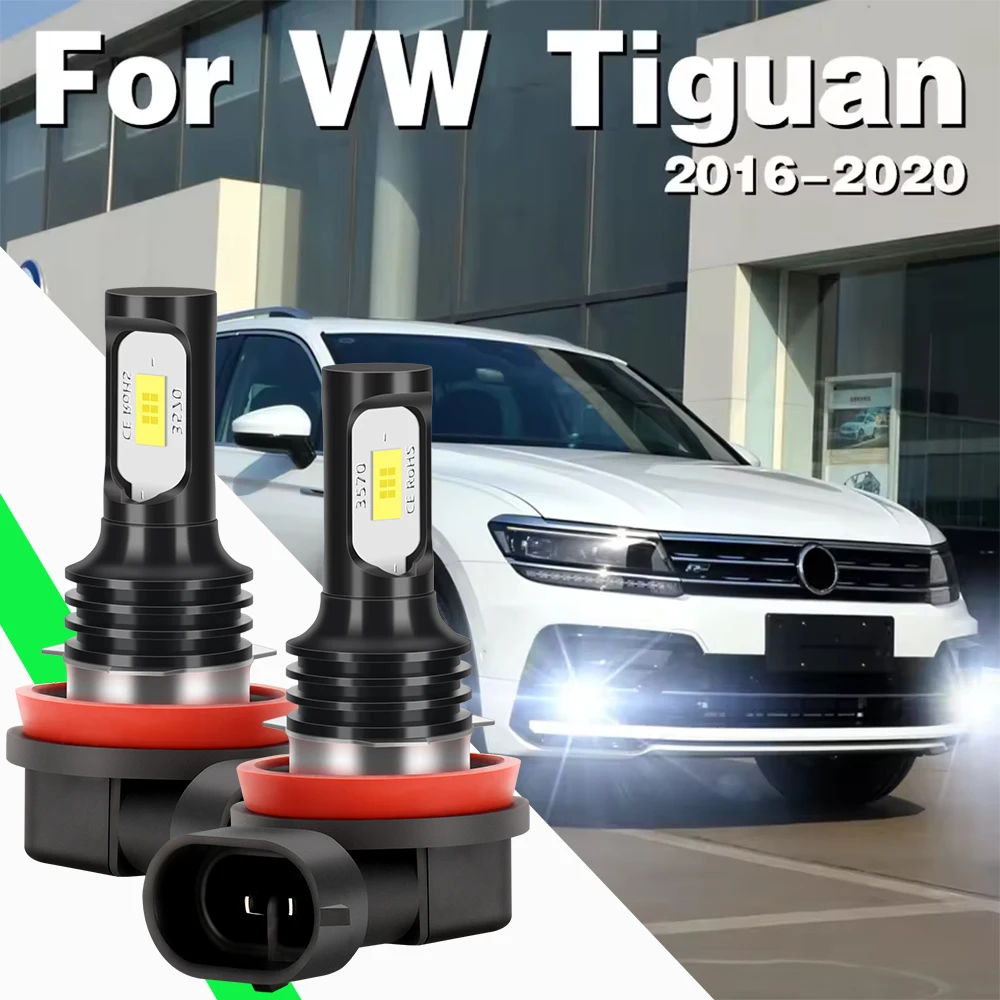 H11 Front Fog Lamp 6000K High Quality 3570 LED Light Bulb For Volkswagen VW Tiguan 2 MK2 2016 2017 2018 2019 2020 Accessories
H11 Front Fog Lamp 6000K High Quality 3570 LED Light Bulb For Volkswagen VW Tiguan 2 MK2 2016 2017 2018 2019 2020 Accessories