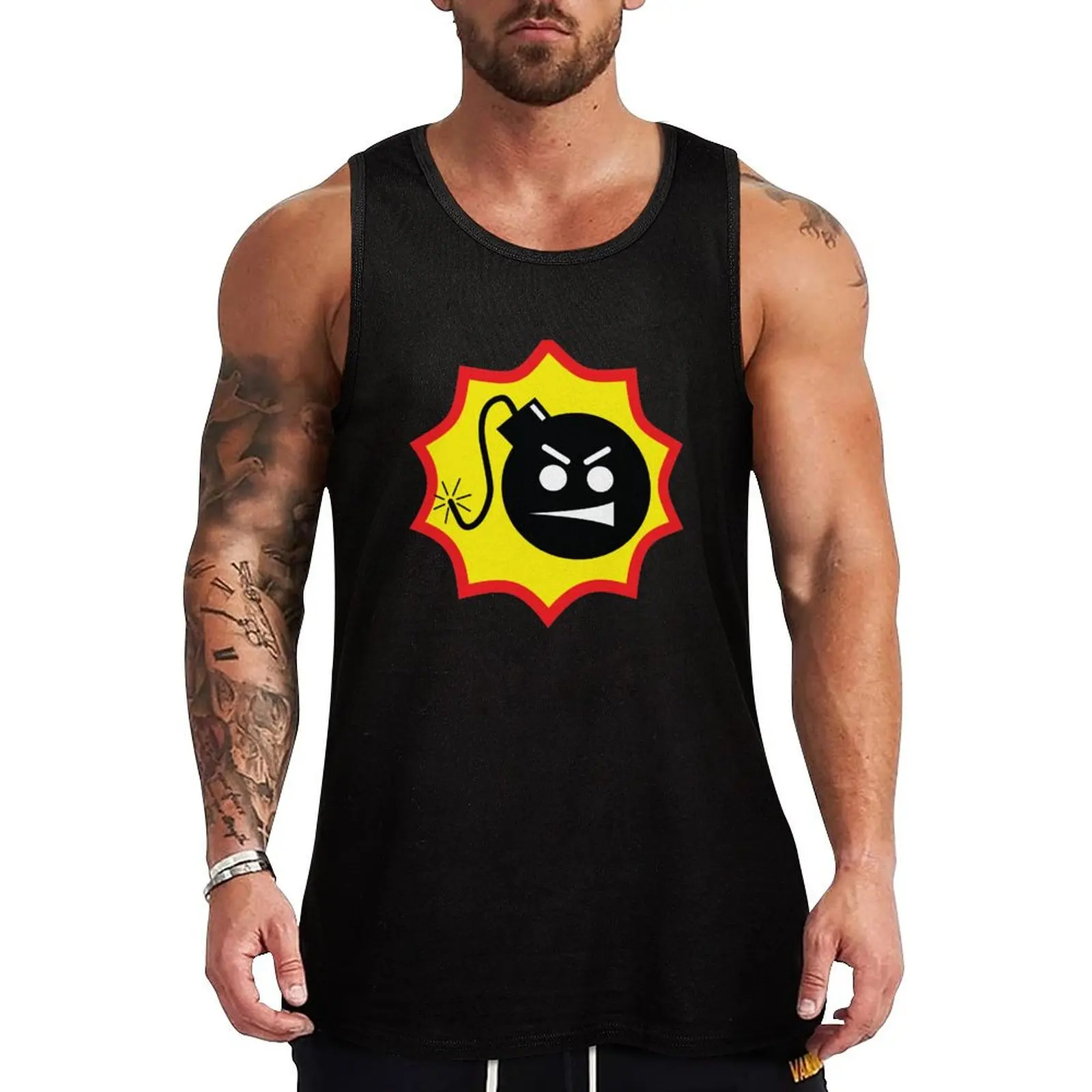 Serious Sam Bomb Logo Alternate Tank Top sleeveless Men's t-shirts bodybuilding man vests for men T-shirt for fitness
Serious Sam Bomb Logo Alternate Tank Top sleeveless Men's t-shirts bodybuilding man vests for men T-shirt for fitness