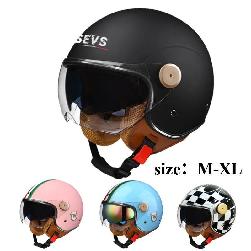 Four Seasons Motorcycle Helmet 3/4 Open Face Retro ABS Shell DOT Approved for Men Women helm motorcycle
Four Seasons Motorcycle Helmet 3/4 Open Face Retro ABS Shell DOT Approved for Men Women helm motorcycle