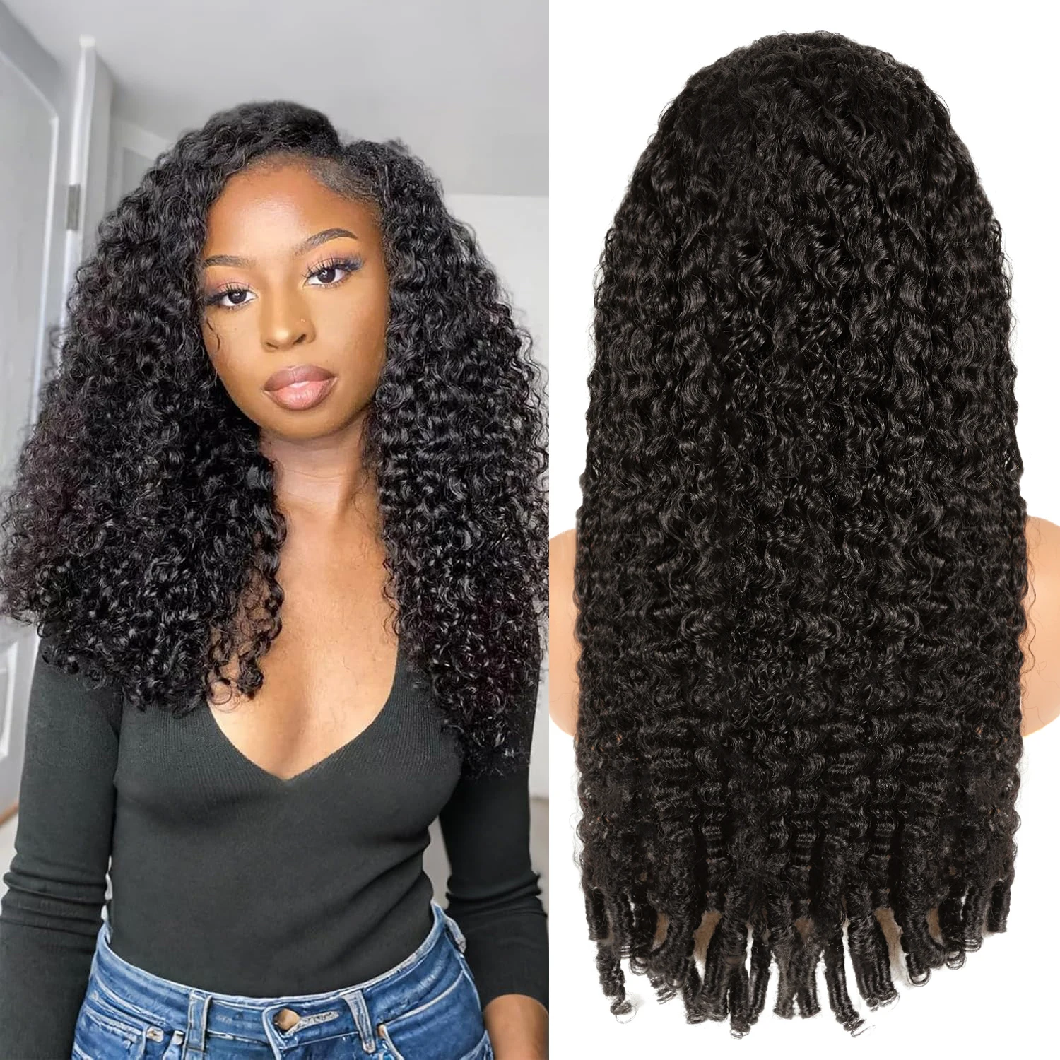 13x4 13x6 Full Frontal HD Transparent Lace Burmese Curly 220% Density Human Hair Wigs With Spiral End Pre plucked 40 46 Inch
13x4 13x6 Full Frontal HD Transparent Lace Burmese Curly 220% Density Human Hair Wigs With Spiral End Pre plucked 40 46 Inch