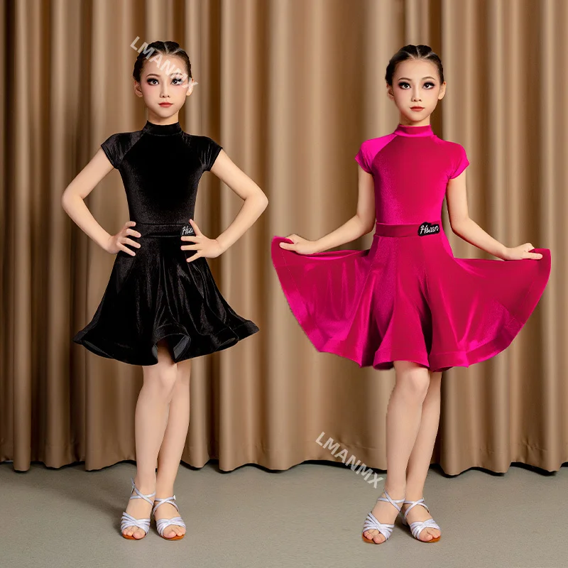 Latin dance costume, children's short sleeved new style, summer and autumn training and grading requirements clothing
Latin dance costume, children's short sleeved new style, summer and autumn training and grading requirements clothing