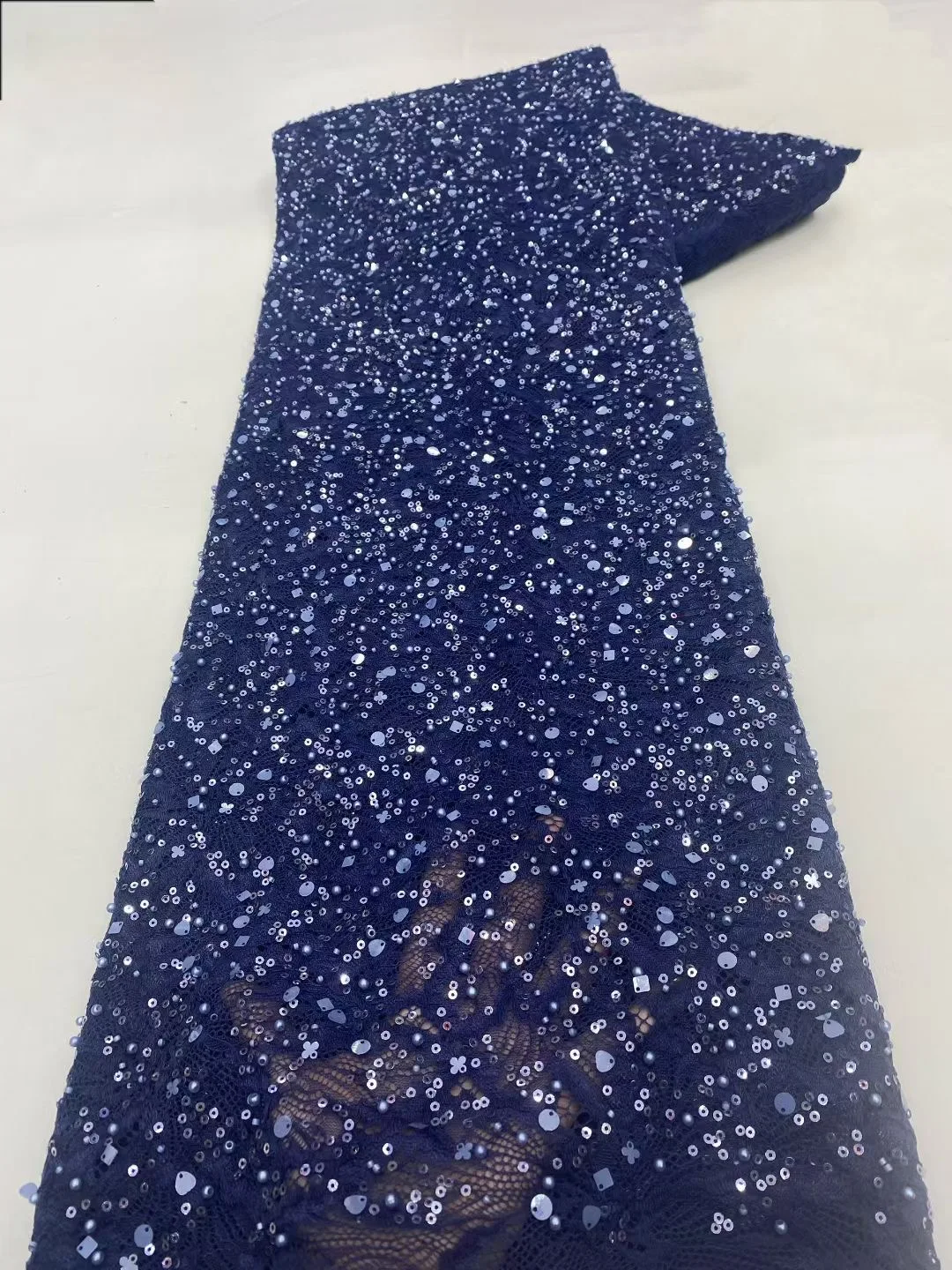 African Groom Tulle Lace Fabric 2025 High Quality French Mesh Lace Fabric With Sequin Nigerian For Wedding Dress Sewing Material
African Groom Tulle Lace Fabric 2025 High Quality French Mesh Lace Fabric With Sequin Nigerian For Wedding Dress Sewing Material