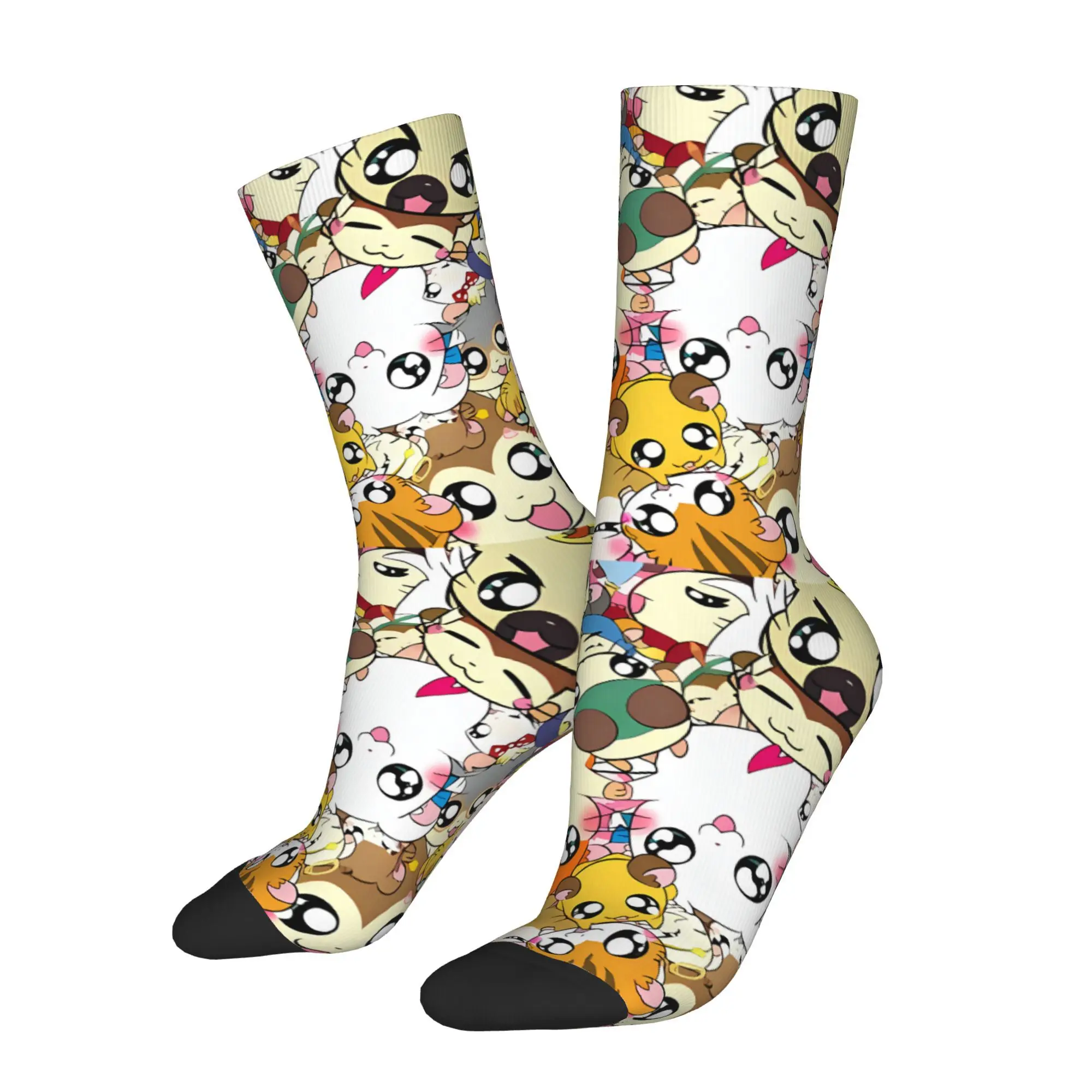 Носки с милым мультяшным хомяком Hamtaro, мужские и женские летние чулки в стиле Харадзюку
Носки с милым мультяшным хомяком Hamtaro, мужские и женские летние чулки в стиле Харадзюку