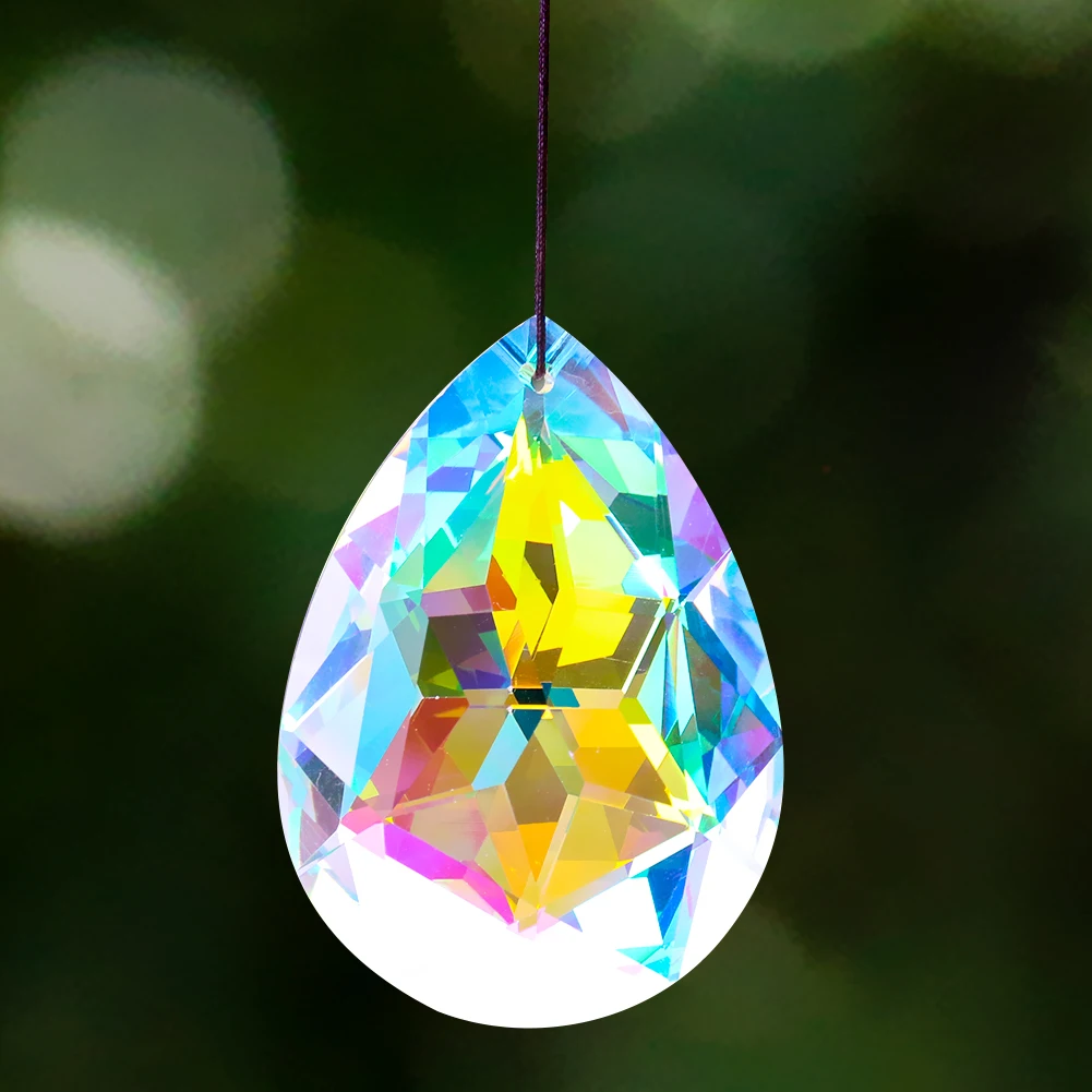 Muy Bien 75mm Colored Crystal Prism SunCatcher Shiny Decor Chandelier Parts DIY Home Garden Wedding Decoration Accessories
Muy Bien 75mm Colored Crystal Prism SunCatcher Shiny Decor Chandelier Parts DIY Home Garden Wedding Decoration Accessories