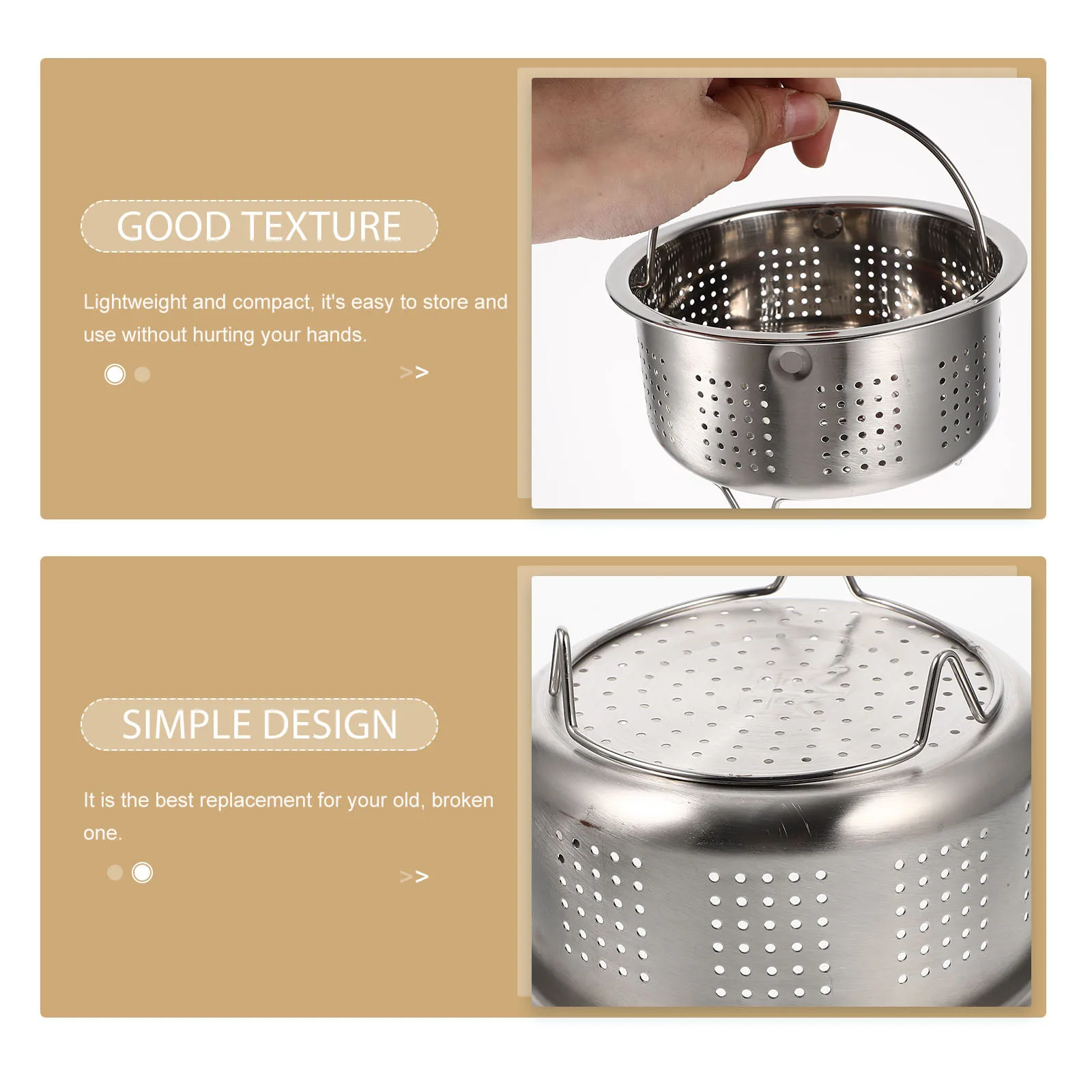 Stainless Steel Steamer Basket Premium Food Steaming Stand for Vegetables Dumplings Seafood Kitchen Strainer Steamer Pot Insert
Stainless Steel Steamer Basket Premium Food Steaming Stand for Vegetables Dumplings Seafood Kitchen Strainer Steamer Pot Insert