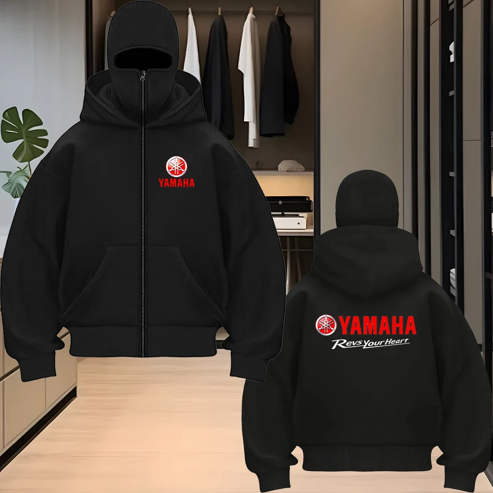 New Yamaha logo men's and women's Balaclava Gothic Harajuku winter new double hooded sweatshirt men's hooded mask zipper sportsw
New Yamaha logo men's and women's Balaclava Gothic Harajuku winter new double hooded sweatshirt men's hooded mask zipper sportsw