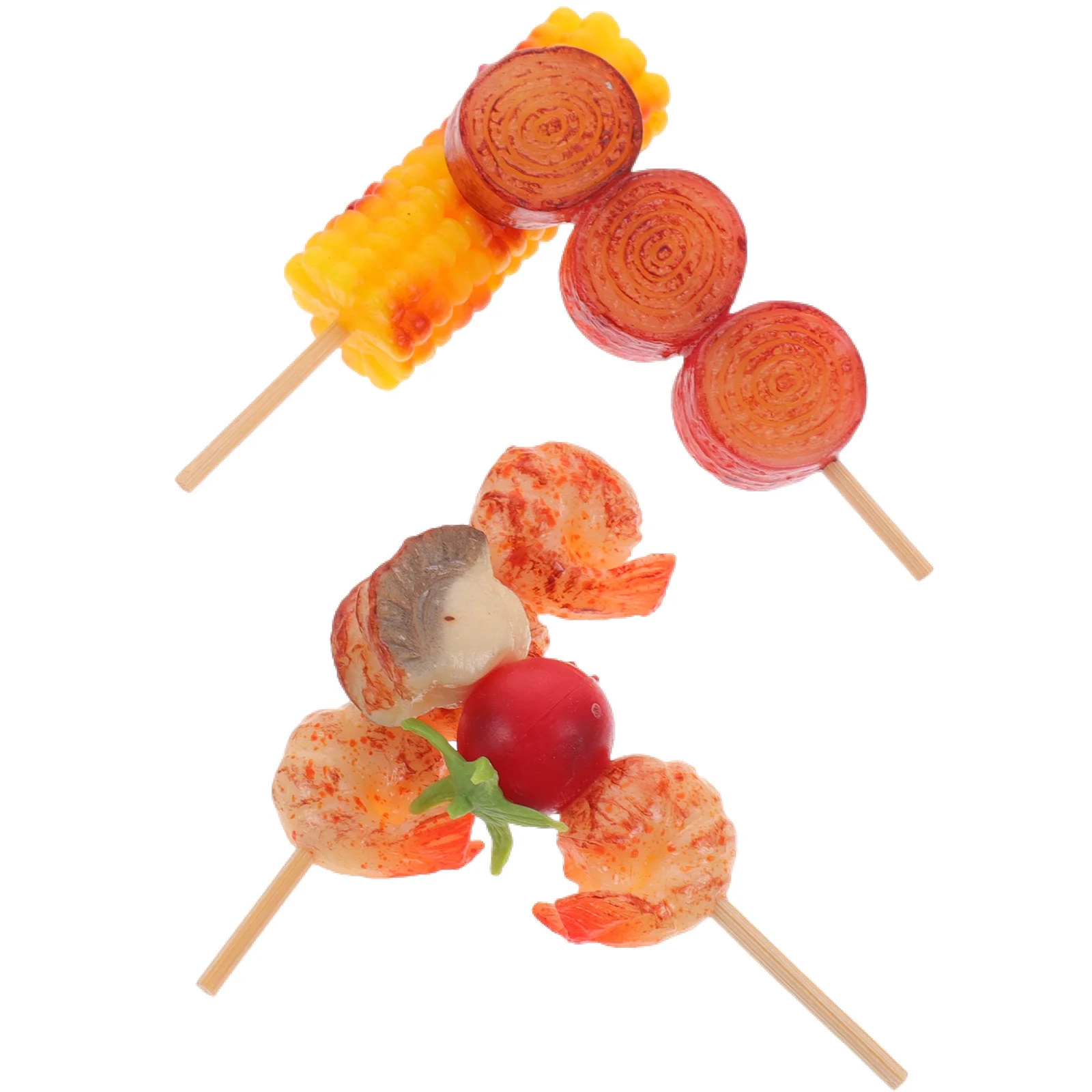 4 Pcs Kebab Simulation Barbecue Skewers Child Toy Simulated Pvc Plastic Play Food
4 Pcs Kebab Simulation Barbecue Skewers Child Toy Simulated Pvc Plastic Play Food