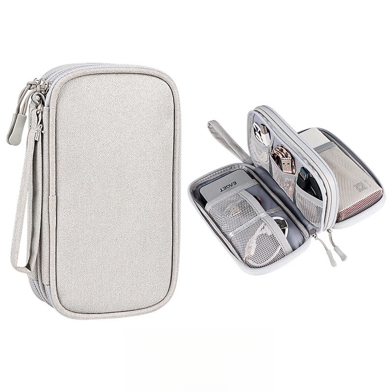 Portable Double - Layer Travel Pouch - USB Flash Drive, Earphone & Digital Accessories Storage
Portable Double - Layer Travel Pouch - USB Flash Drive, Earphone & Digital Accessories Storage