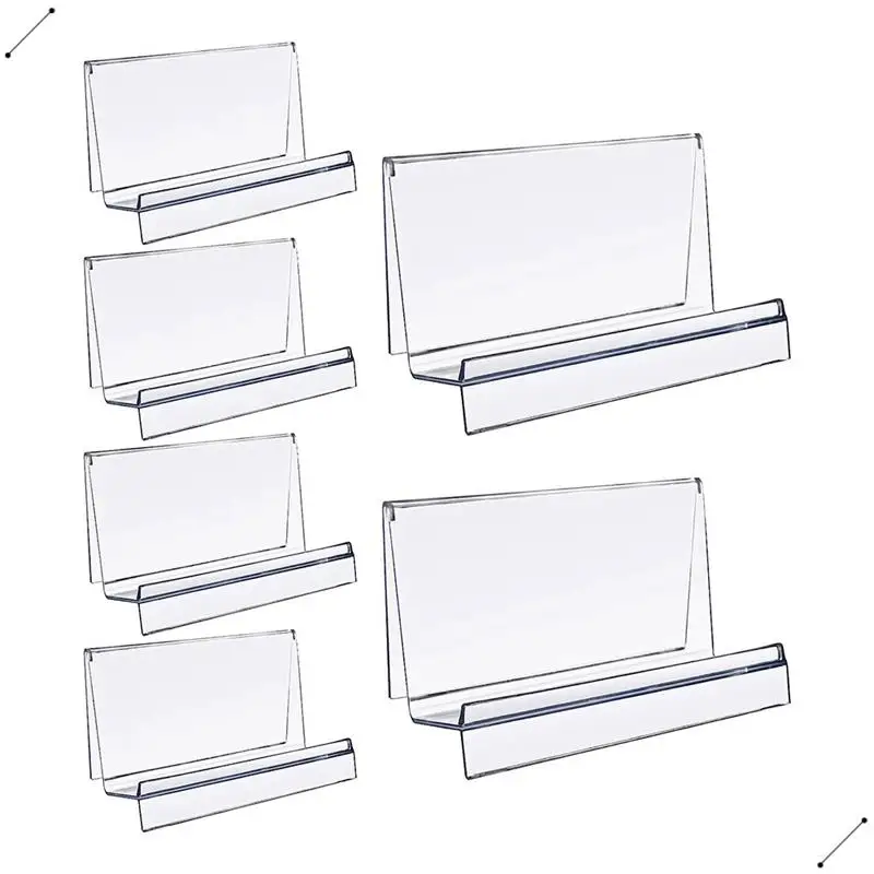 6 Pack Clear Acrylic Wallet Display Stand Purse Jewelry Stand For Jewelry CD Organizer A
6 Pack Clear Acrylic Wallet Display Stand Purse Jewelry Stand For Jewelry CD Organizer A