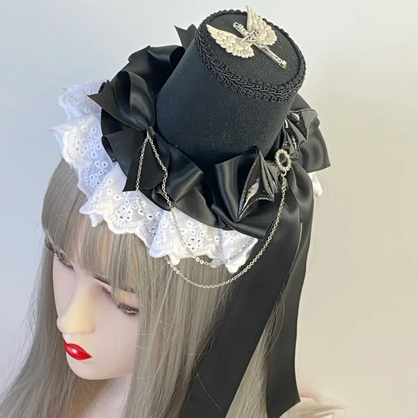 Темная Лолита Крыло Летучей Мыши Маленький Демон Цилиндр Гот Принц Тьмы Лолита Гей Ветер Чародей Шляпы
Темная Лолита Крыло Летучей Мыши Маленький Демон Цилиндр Гот Принц Тьмы Лолита Гей Ветер Чародей Шляпы