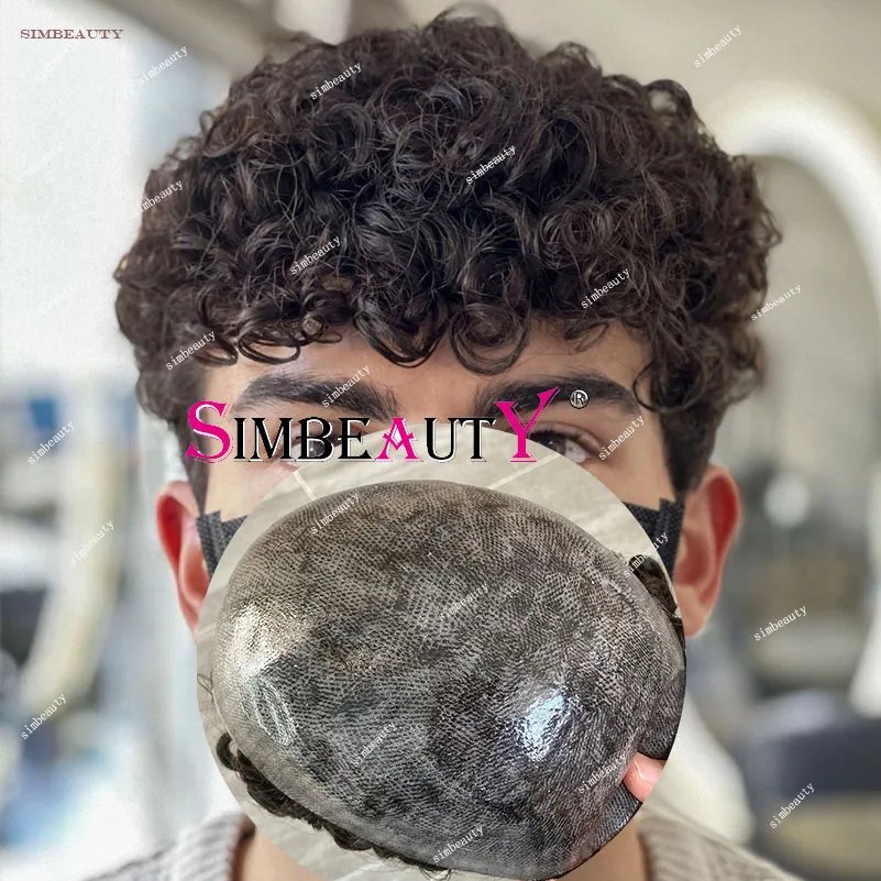 20mm Curly Brown Black Grey Super Durable Thin Skin Full PU Mens Toupee Wigs Human Hair Capillary Prosthesi Replacement For Male
20mm Curly Brown Black Grey Super Durable Thin Skin Full PU Mens Toupee Wigs Human Hair Capillary Prosthesi Replacement For Male