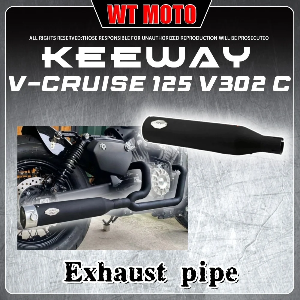 For KEEWAY V-CRUISE 125 V 302 C valve exhaust two-outlet stainless steel exhaust exhaust full section lossless direct installati
For KEEWAY V-CRUISE 125 V 302 C valve exhaust two-outlet stainless steel exhaust exhaust full section lossless direct installati
