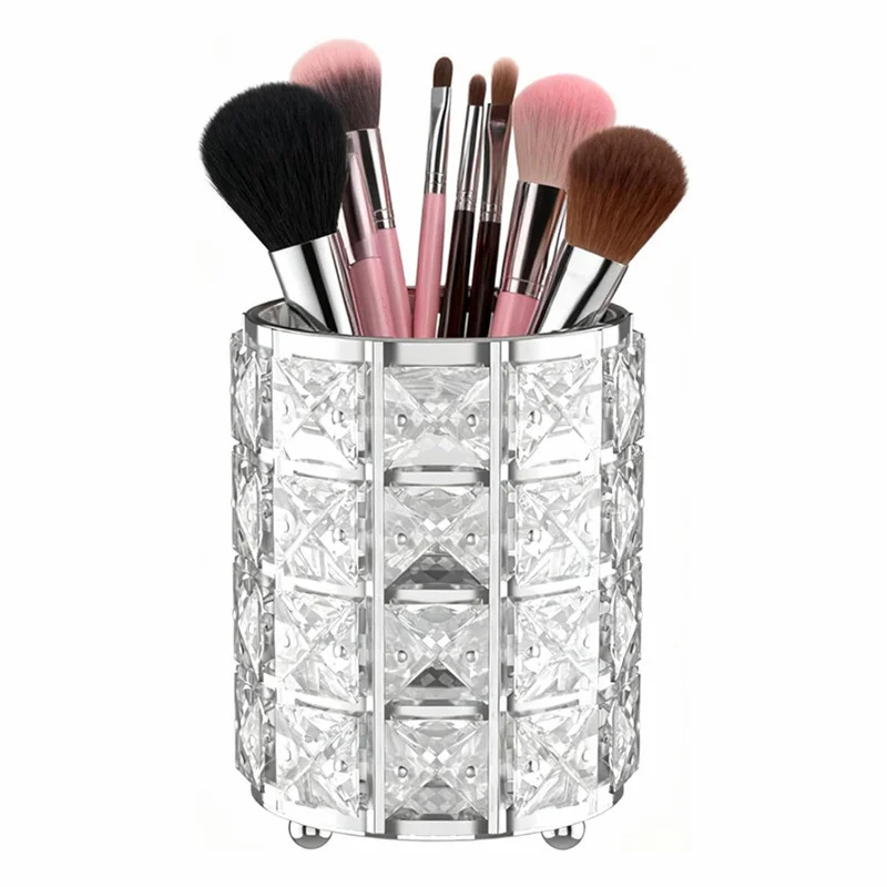 Crystal Makeup Brush Holder Organizer Bling Decorative Cosmetic Brushes Storage Container Desk Pen Pencil Storage Box Container
Crystal Makeup Brush Holder Organizer Bling Decorative Cosmetic Brushes Storage Container Desk Pen Pencil Storage Box Container