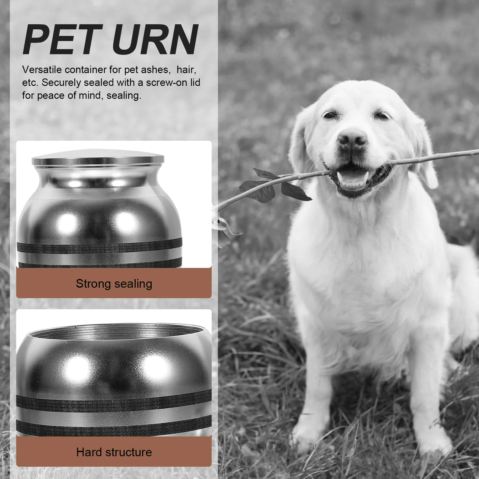 Compact Pet Urn Mini Metal Ash Container for Cats Dogs Cremation Keepsake Memorial Gift Portable Funeral Urn for Pets
Compact Pet Urn Mini Metal Ash Container for Cats Dogs Cremation Keepsake Memorial Gift Portable Funeral Urn for Pets