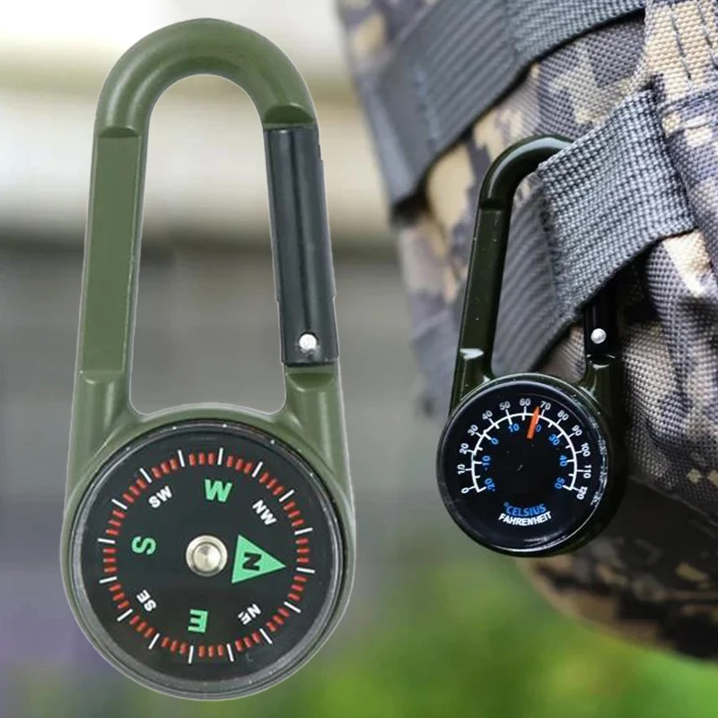 Hanging Watch for Outdoor Sports, Compass, Thermometer, Carabiner, Mini Compass, Carabiner Clip, Hiking Survival Key Ring, Gift
Hanging Watch for Outdoor Sports, Compass, Thermometer, Carabiner, Mini Compass, Carabiner Clip, Hiking Survival Key Ring, Gift