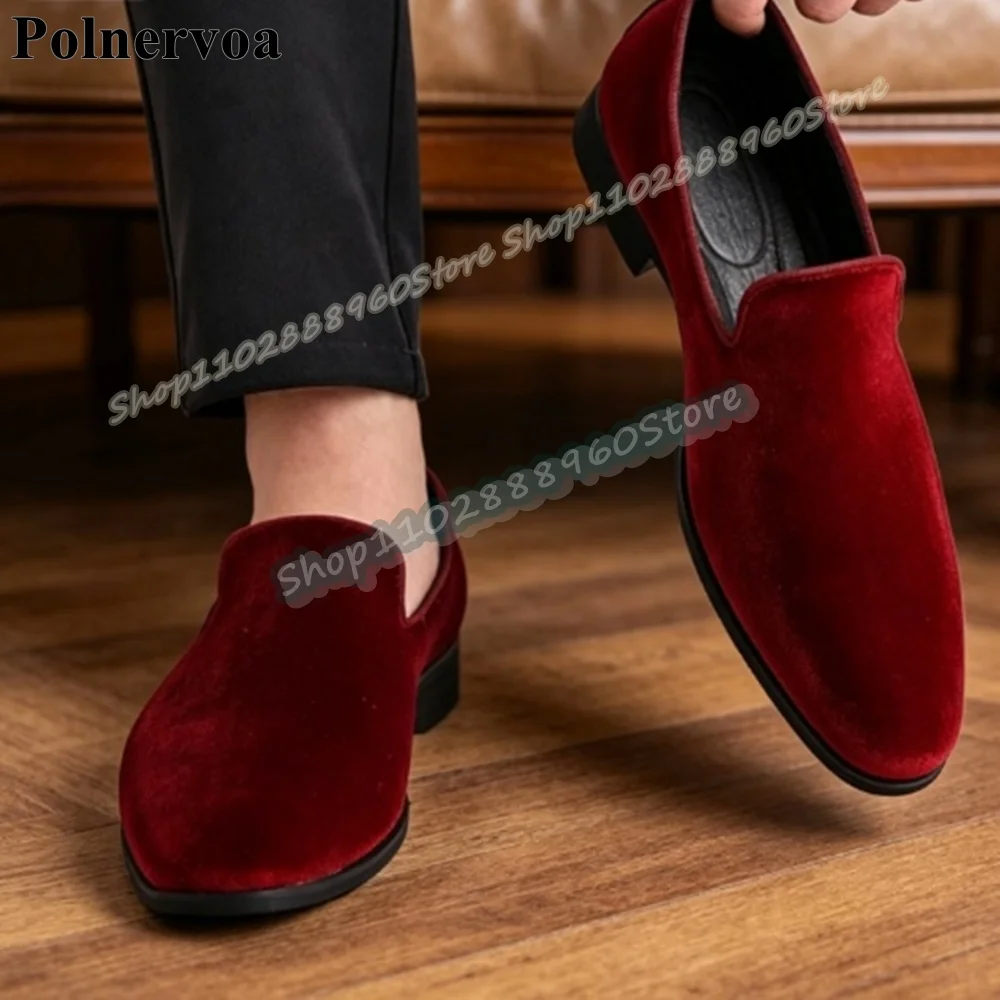 Simple Style Red Suede Luxurious Men Pumps Flats Party Shoes For Men Slip On Banquet Fashionable Catwalk 2026 Stylish Men Pumps
Simple Style Red Suede Luxurious Men Pumps Flats Party Shoes For Men Slip On Banquet Fashionable Catwalk 2026 Stylish Men Pumps