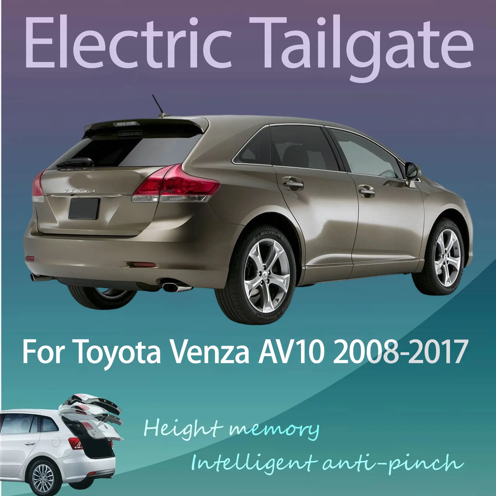 For Toyota Venza AV10 2008-2017 Electric Modified Tailgate Intelligent Height Automatic Lifting Key-Controlled
For Toyota Venza AV10 2008-2017 Electric Modified Tailgate Intelligent Height Automatic Lifting Key-Controlled
